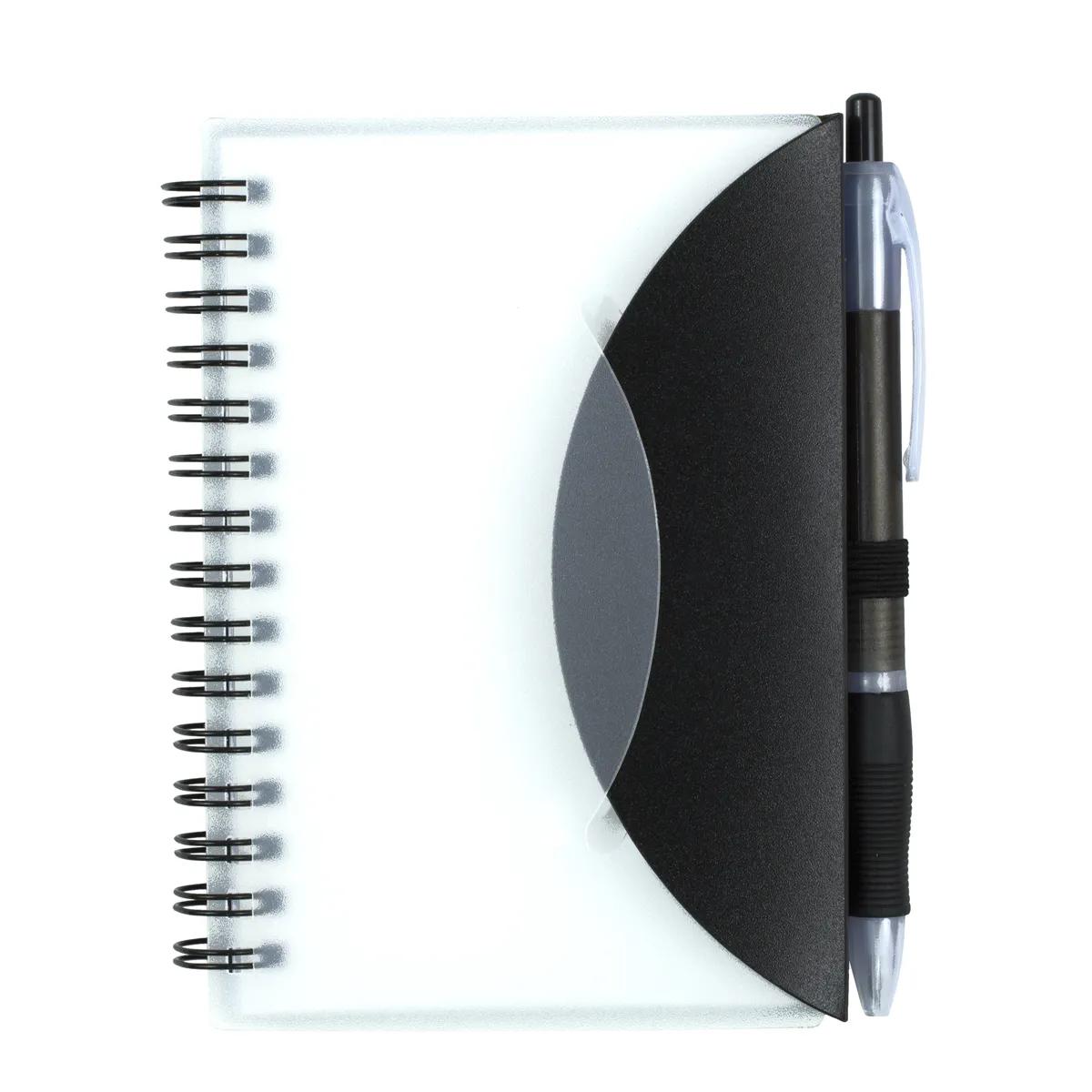 Spiral Notebook with Matching Pen Polypropylene - 3.75 x 5.5 in - product view 8