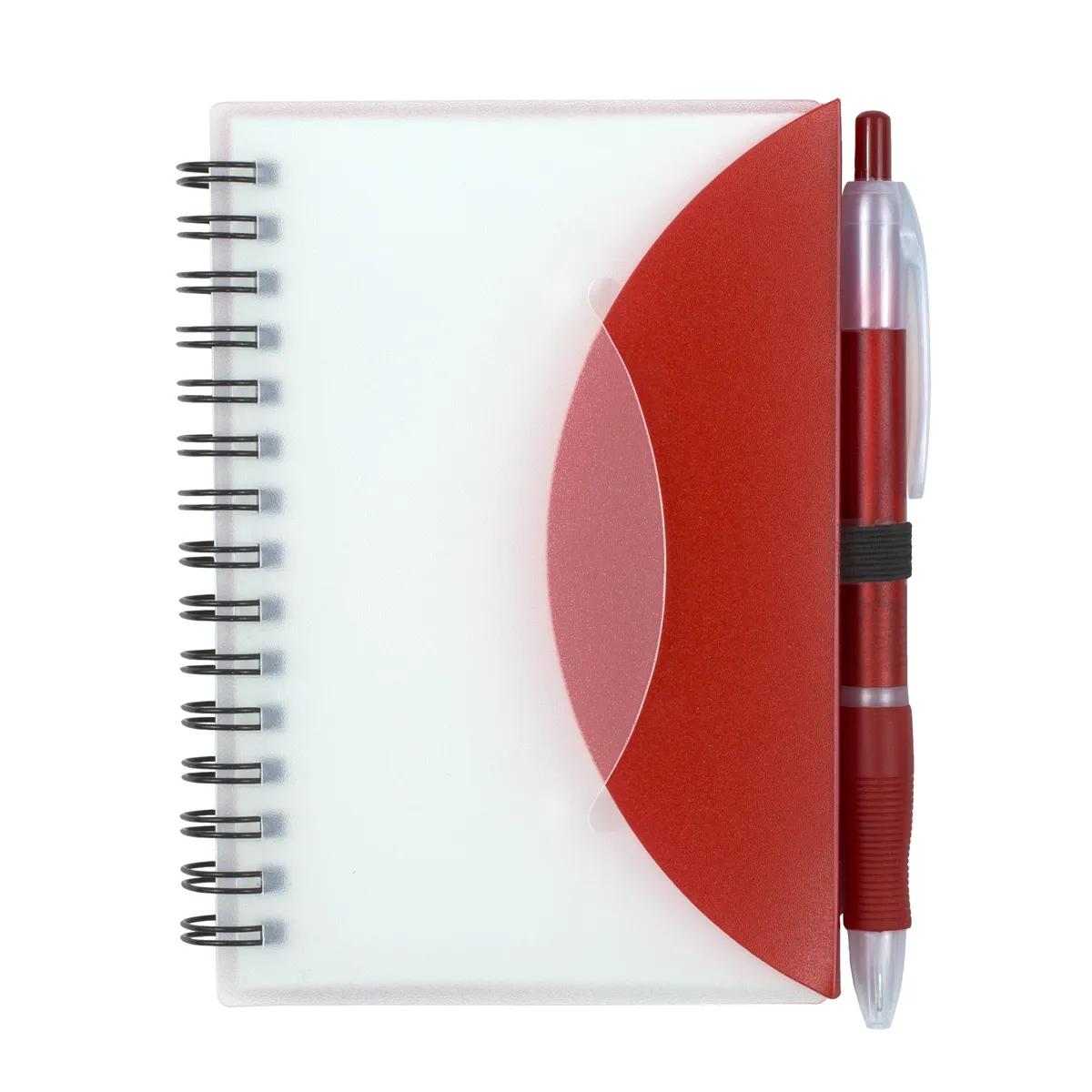 Spiral Notebook with Matching Pen Polypropylene - 3.75 x 5.5 in - product view 10