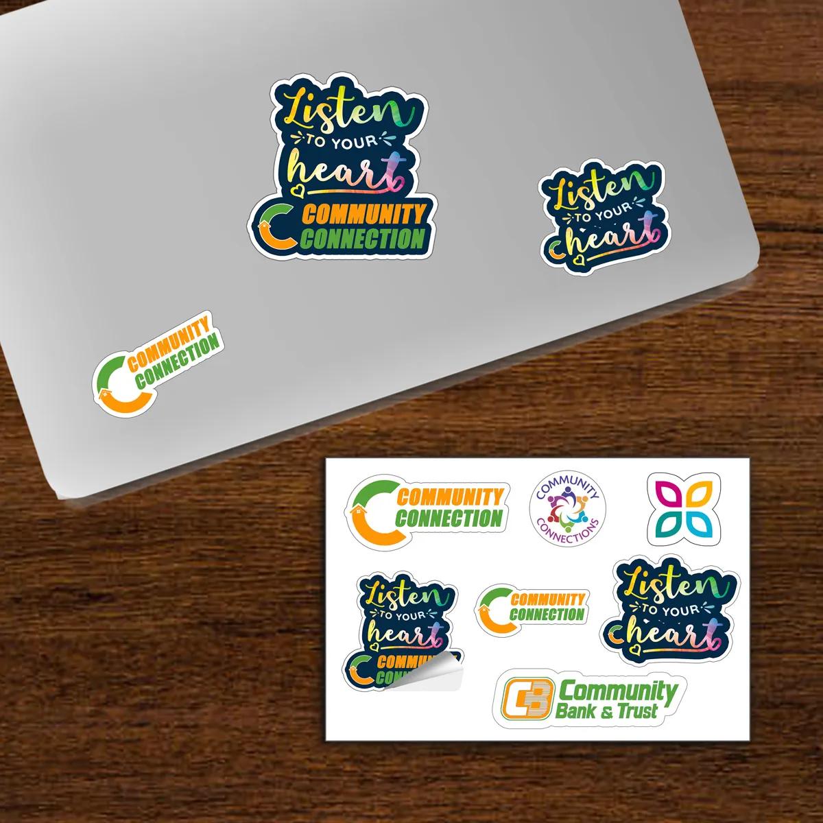 Custom Stickers Kiss-Cut Removable Vinyl 6 Mil - 4 x 6 in - product view 3