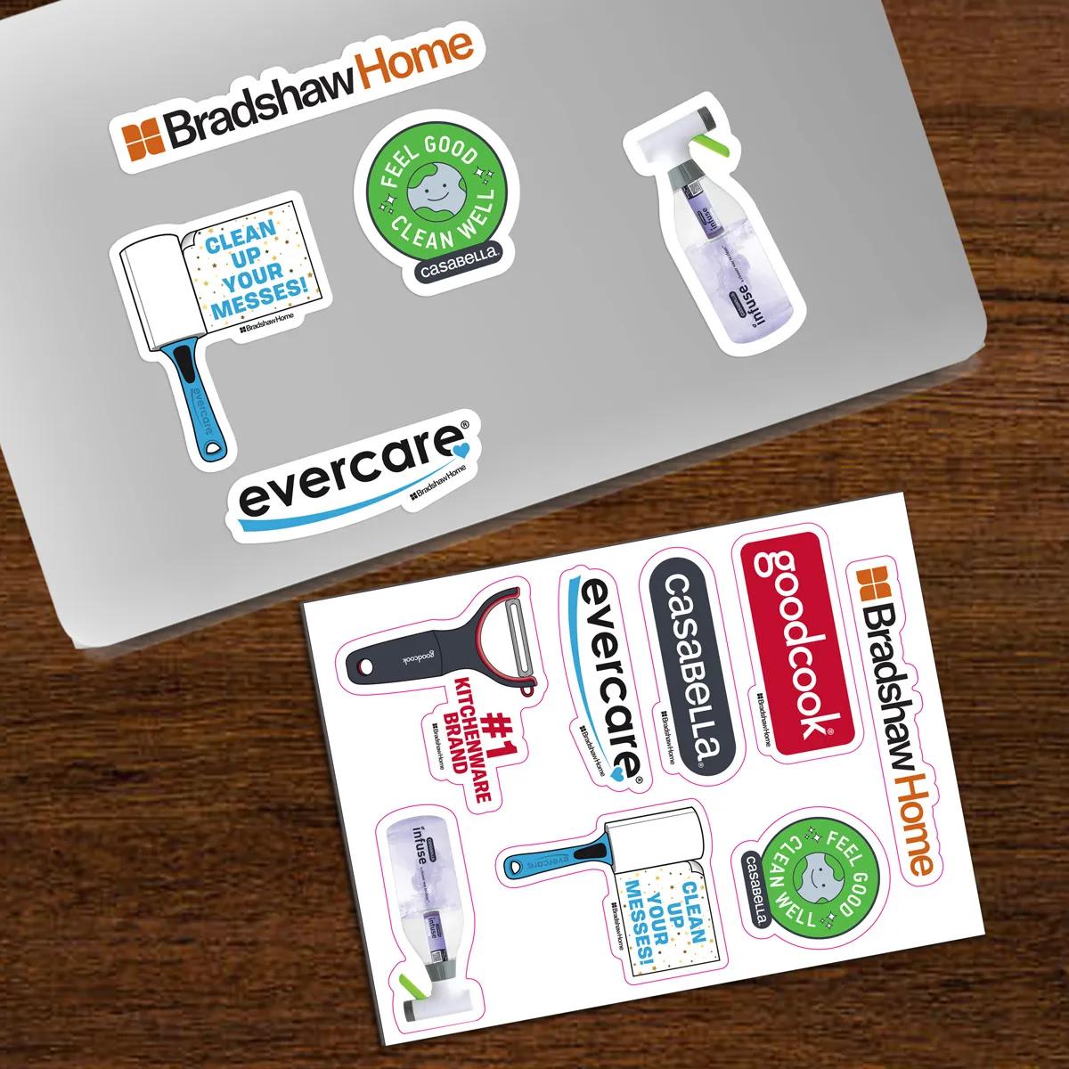 Custom Stickers Kiss-Cut Removable Vinyl Large - 6 x 8 in - product view 3