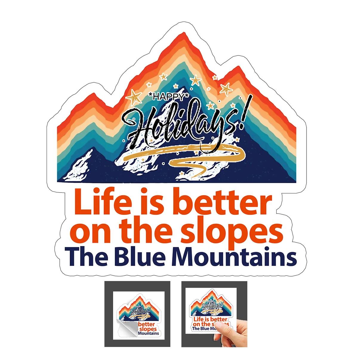 Custom Stickers Kiss-Cut Individual Vinyl 6 Mil - 4.1-9 sq in