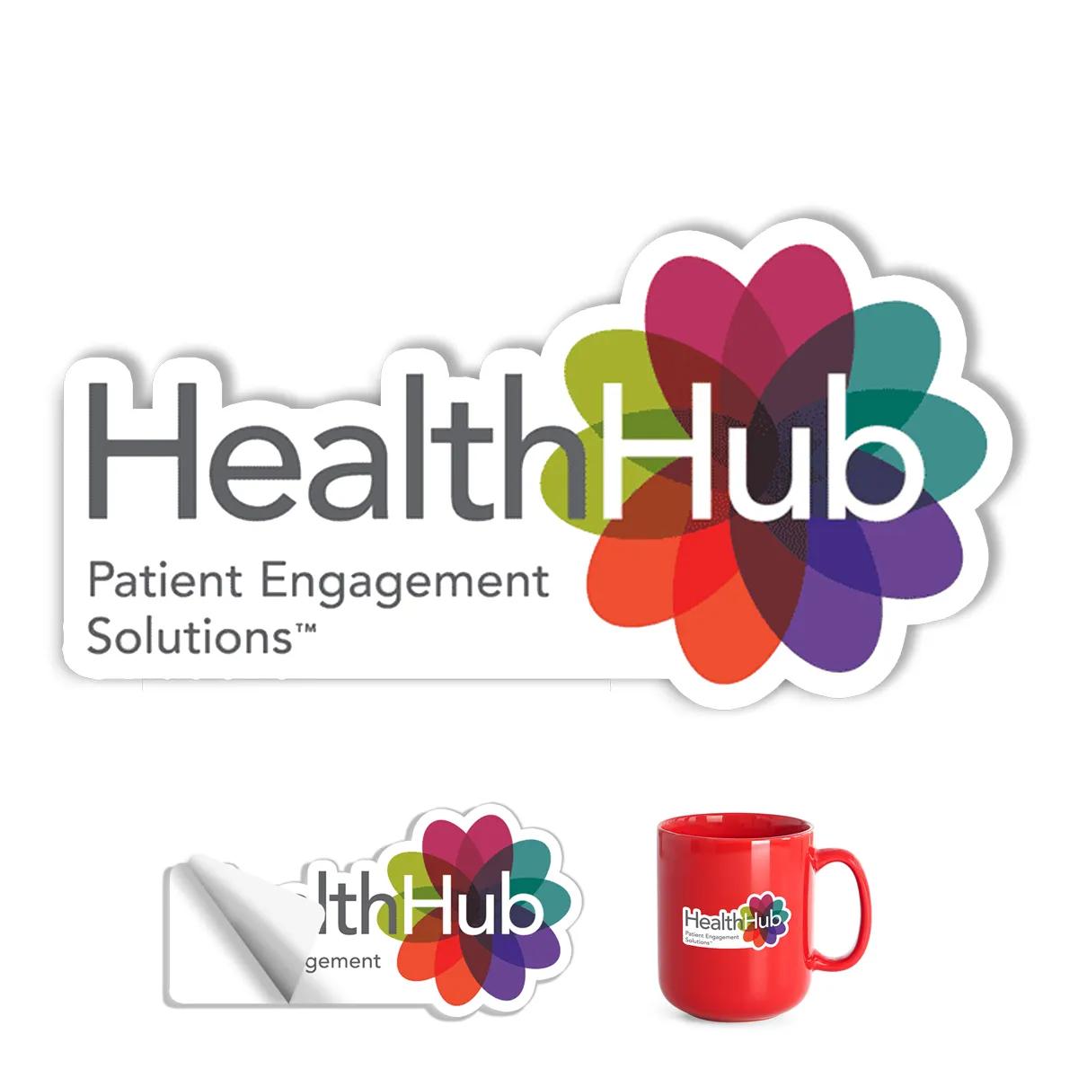 Custom Stickers Kiss-Cut Individual Small Vinyl - Up to 4 sq in