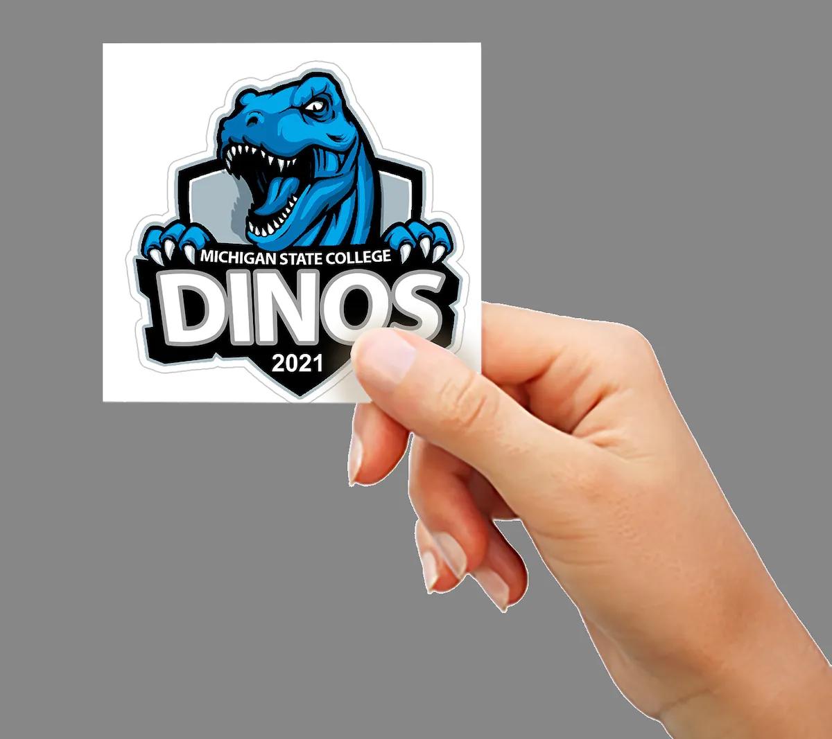 Custom Stickers Kiss-Cut Individual XL Vinyl 6 Mil - 25.1-36 sq in - product view 7