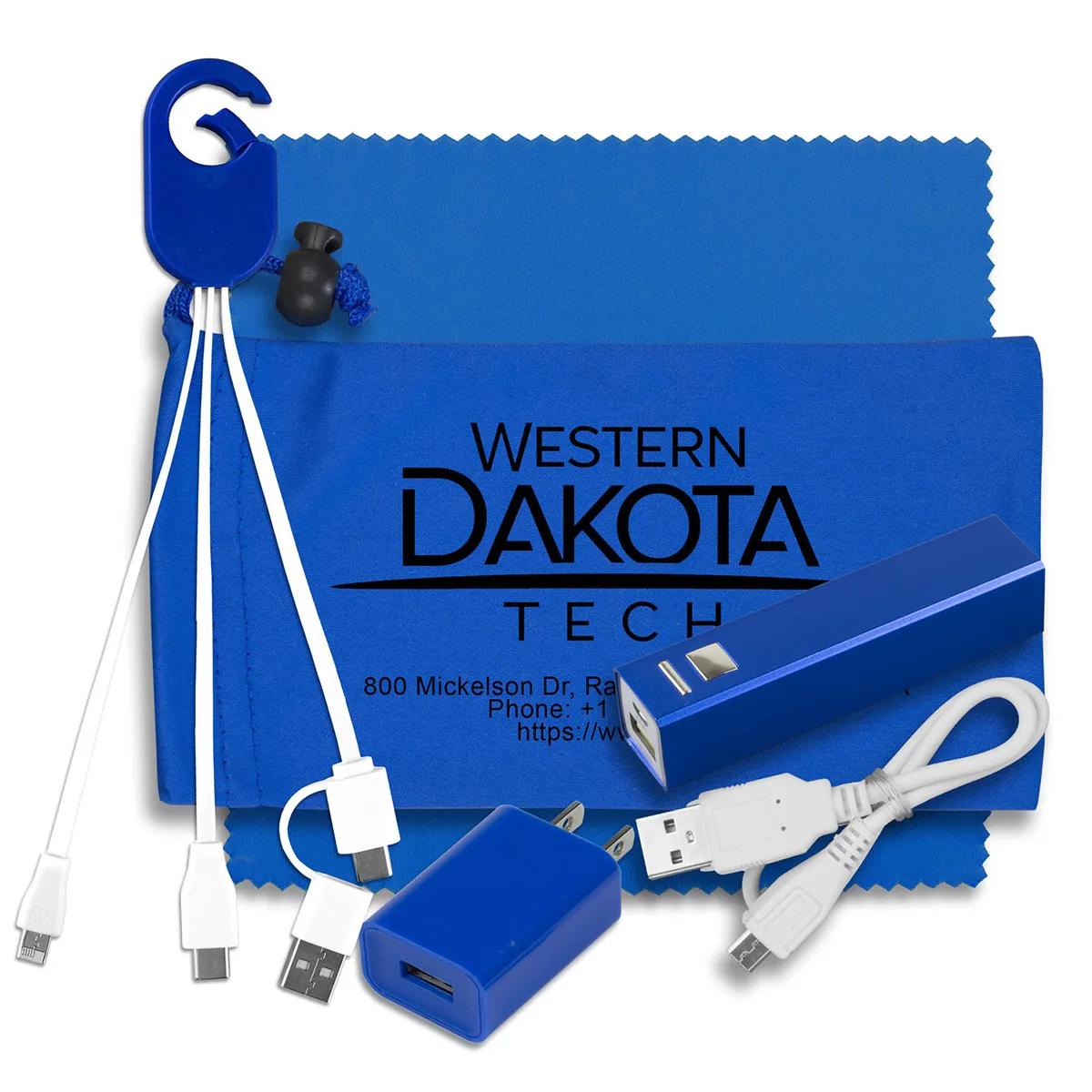 Mobile Tech Power Bank Kit with Microfiber Pouch - 3.5 x 7 in - product view 3