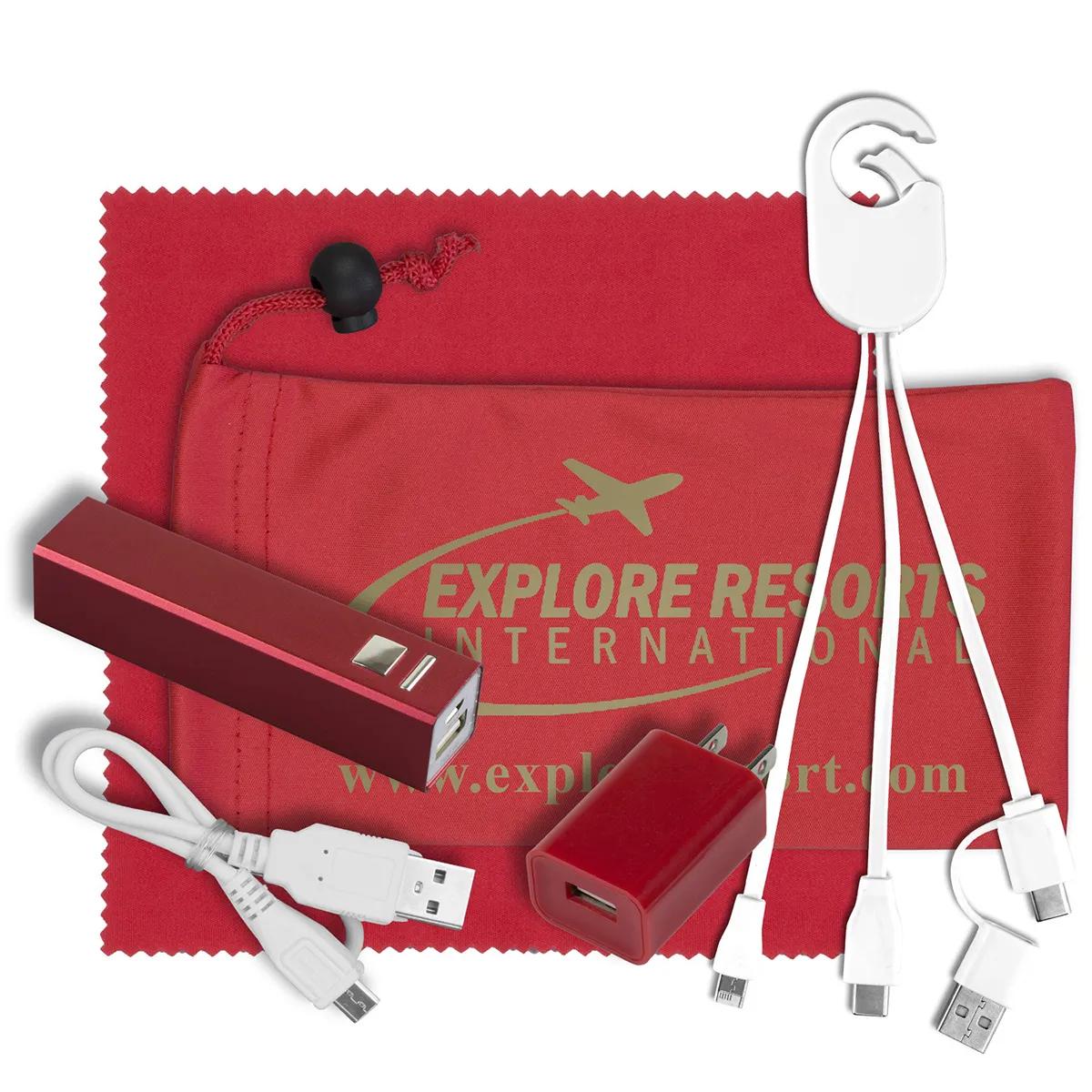 Mobile Tech Power Bank Kit with Microfiber Pouch - 3.5 x 7 in - product view 6