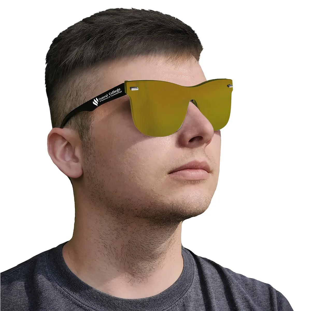 Rimless Reflective Sunglasses Single Lens UV Protection - product view 11