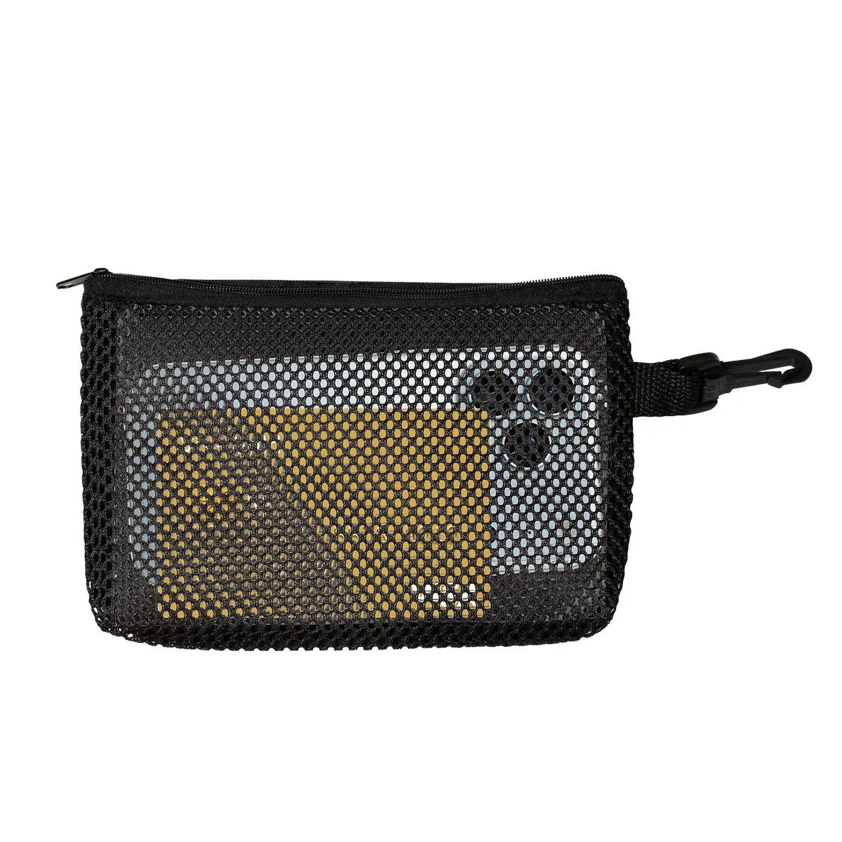 Mesh Zipper Storage Pouch See-Through Polyurethane - 8 x 5 in - product view 6