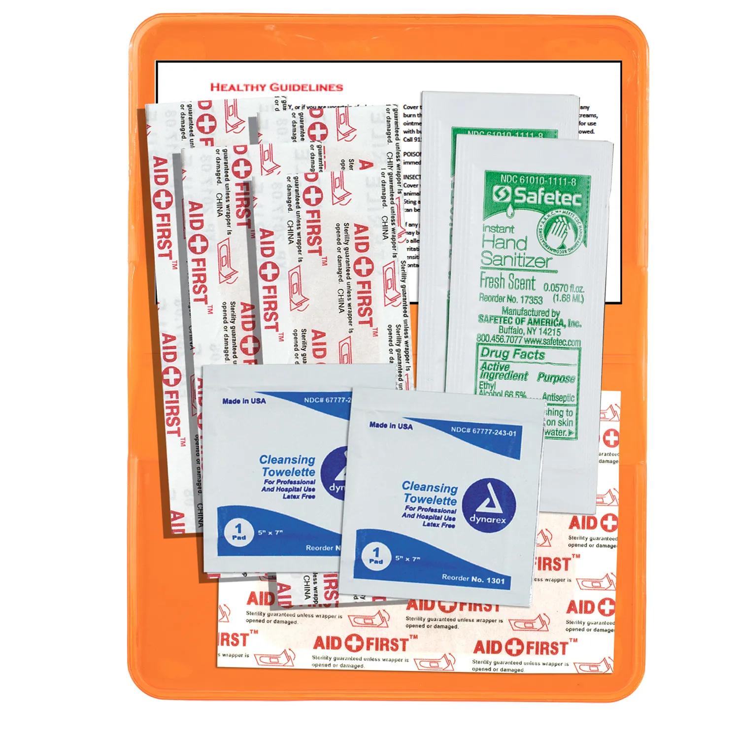 First Aid Kit 12 Piece Colorful Vinyl Pouch - 4.5 x 4.5 in - product view 15