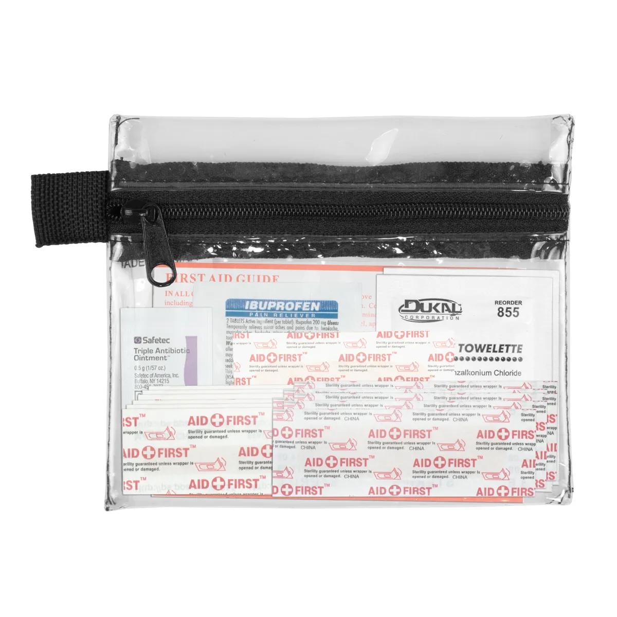 First Aid Kit 19 Piece Zipper Pouch Polyester - 5 x 4.25 in - product view 17