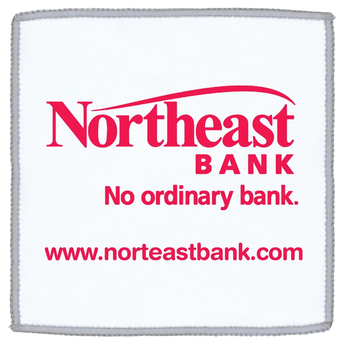 Microfiber Cleaning Cloth Double-Sided Spot Color - 6 x 6 in - product view 3