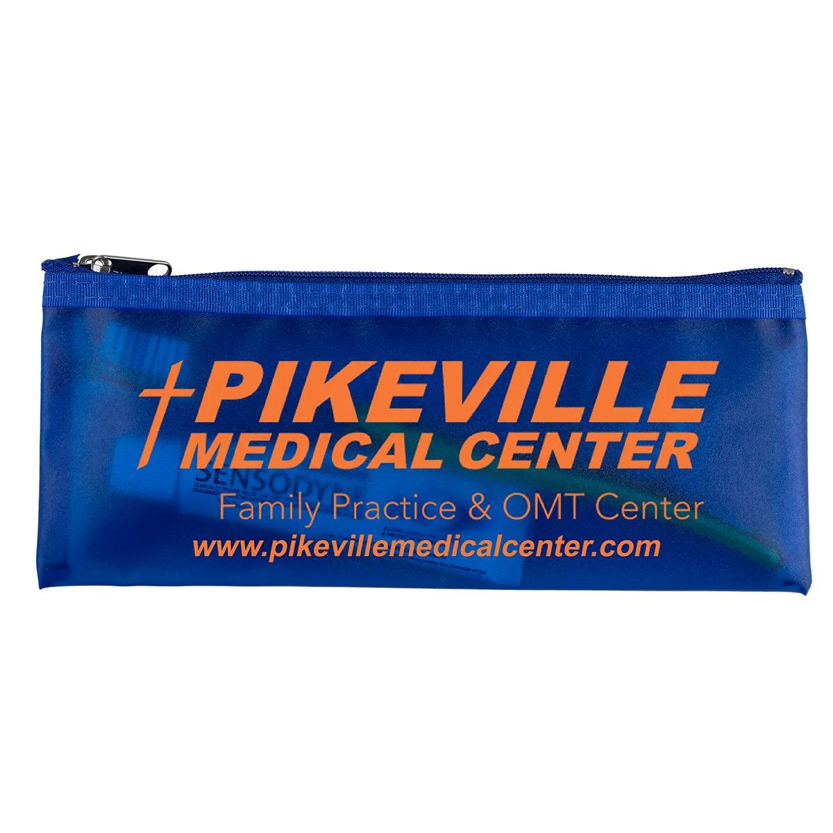 Pencil Pouch Vinyl Zipper Dubai Style - 8.25 x 3.4 in - product view 8