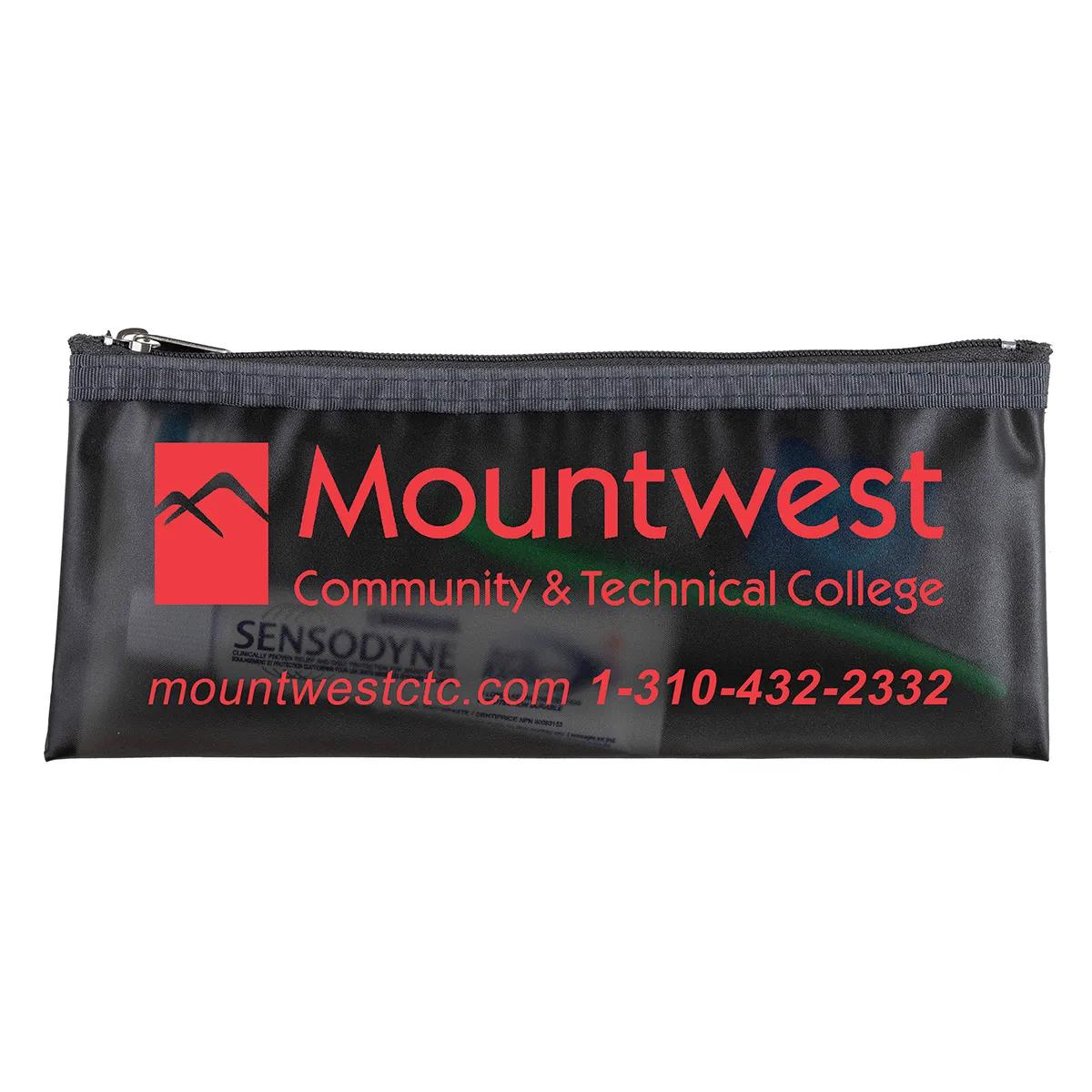 Pencil Pouch Vinyl Zipper Dubai Style - 8.25 x 3.4 in - product view 14