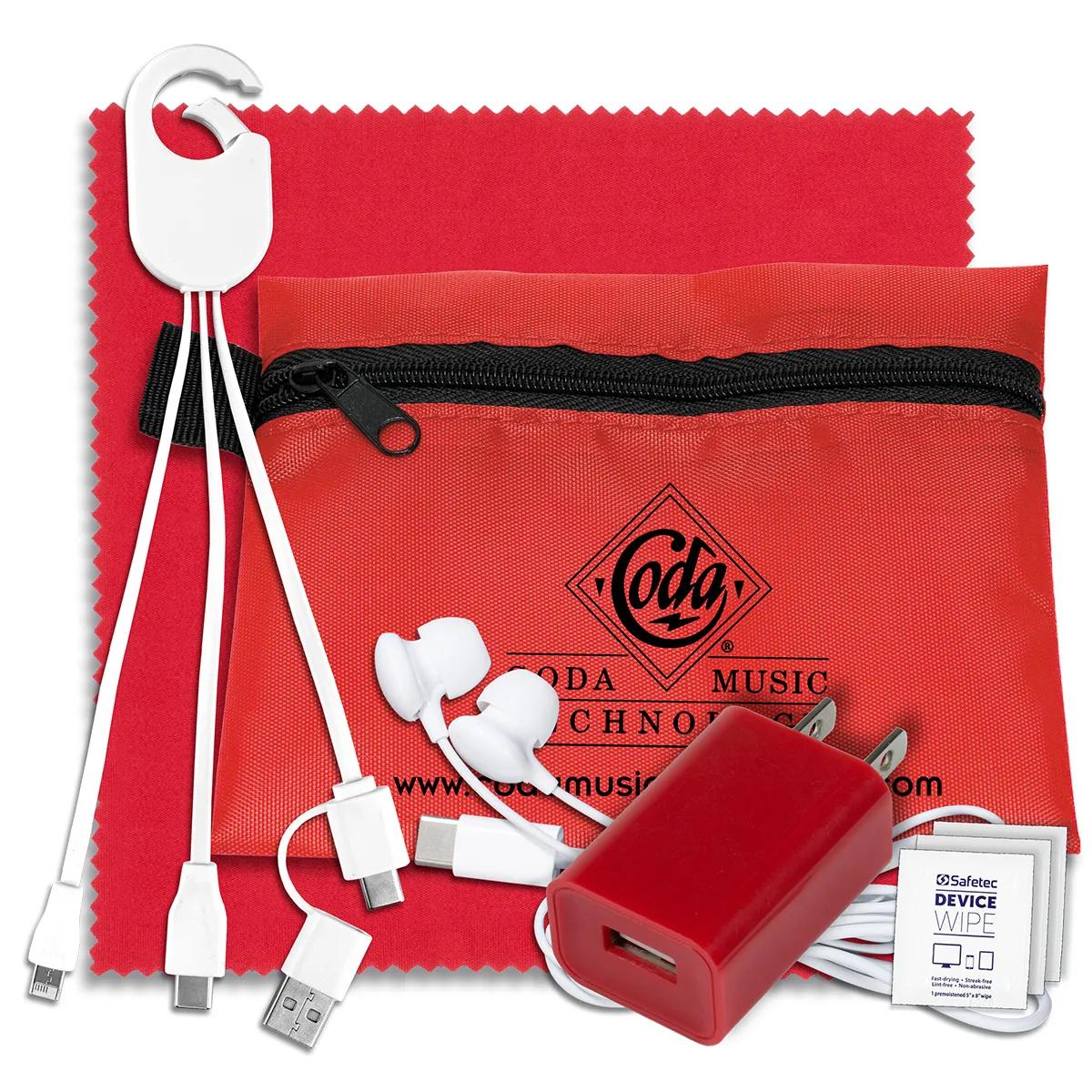 Mobile Tech Charging Kit Plus Zipper Pack - 5 x 4.25 in - product view 3