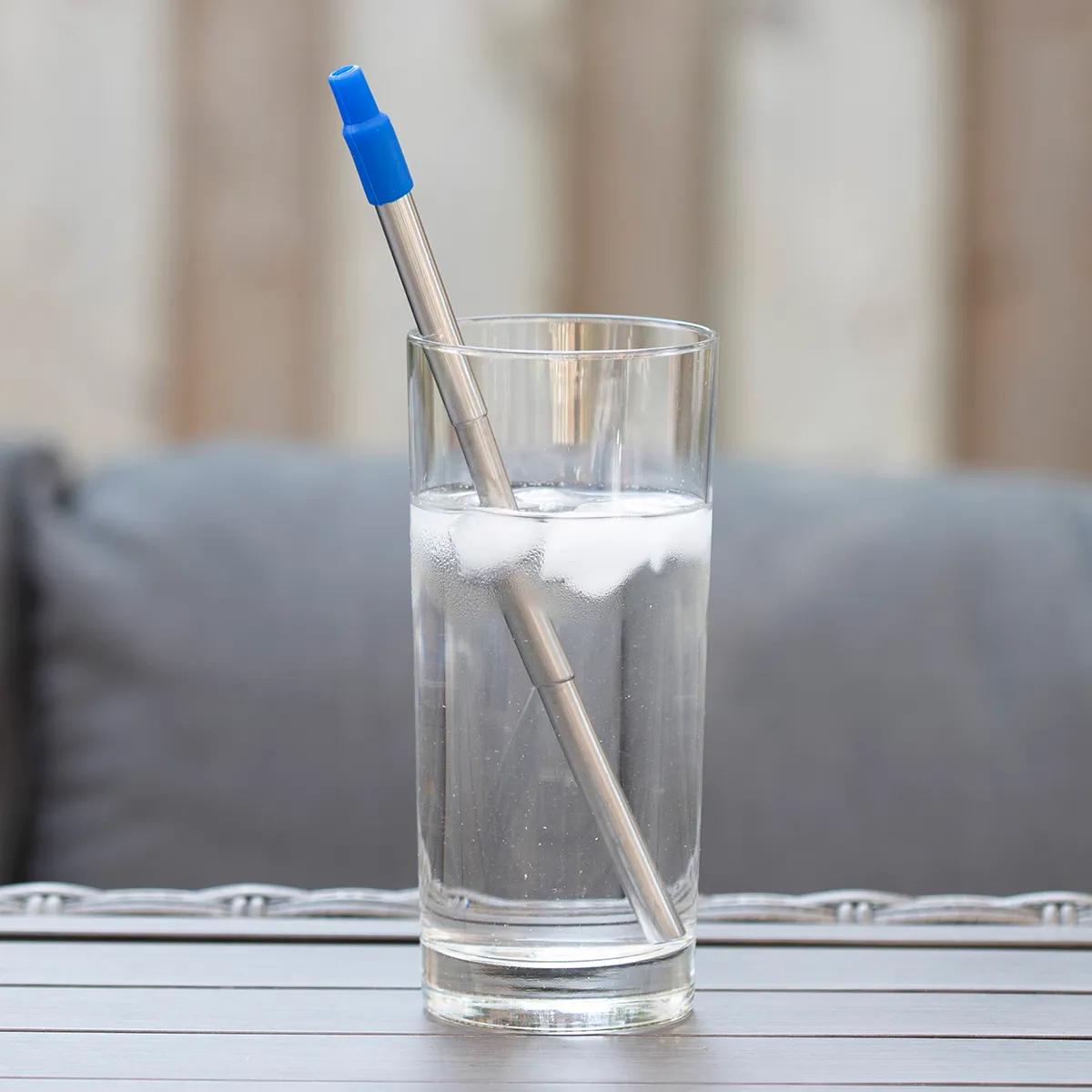 Collapsible Straw Stainless Steel Reusable - 8 in Extended - product view 13