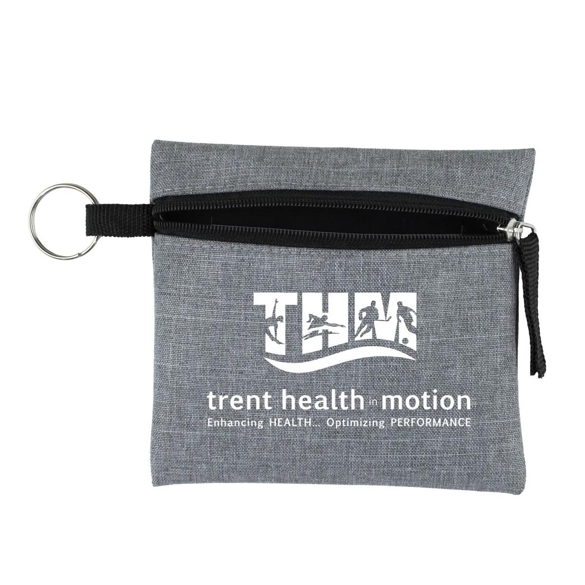 First Aid Kit Elara 22 Piece Heathered Pouch - 4.5 x 4.5 in - product view 4