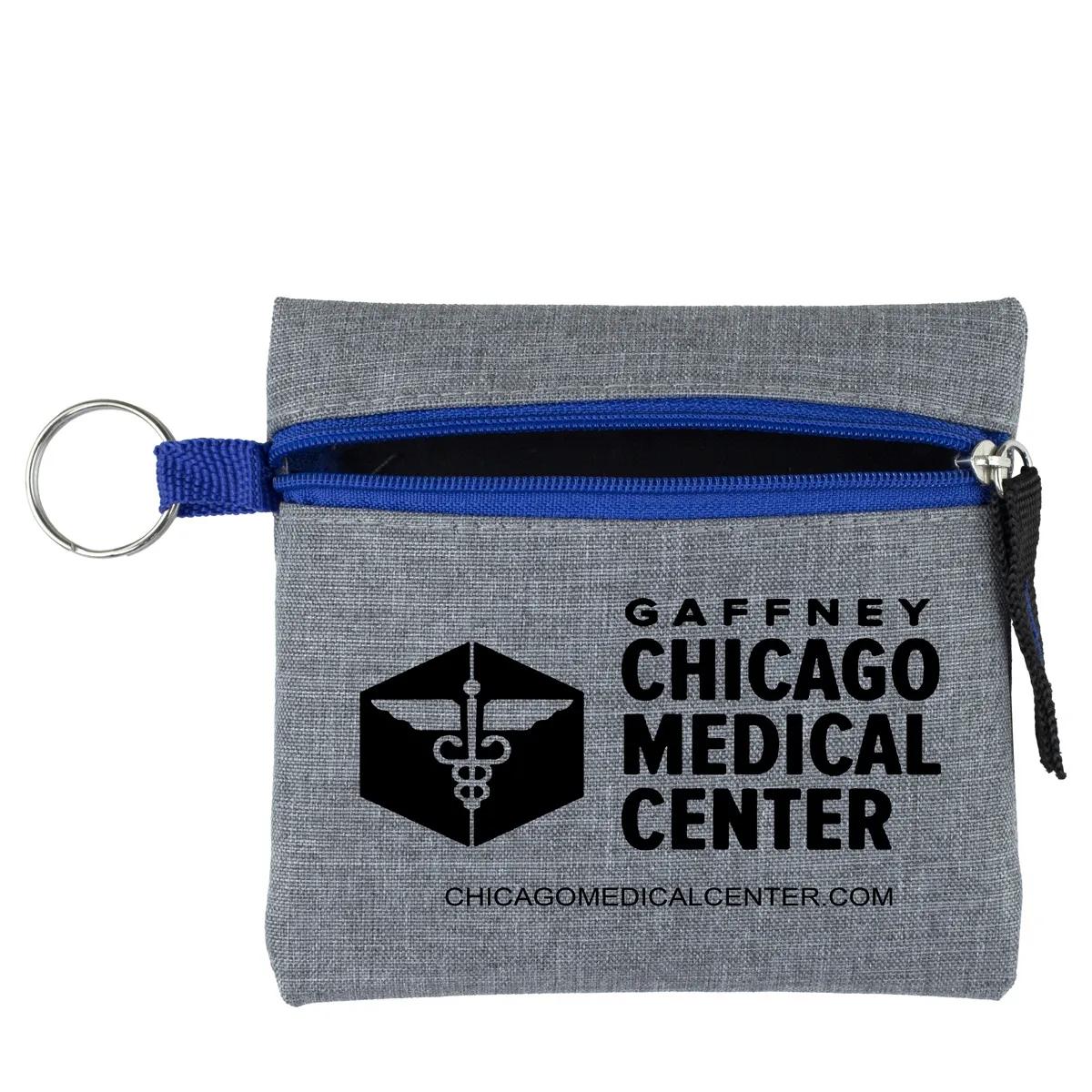 First Aid Kit Elara 22 Piece Heathered Pouch - 4.5 x 4.5 in - product view 7