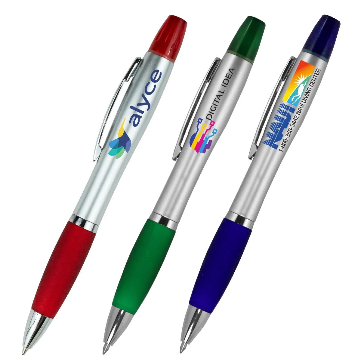 Pen Highlighter Combo Elite Full Color Print - 5.25 x 0.75 in