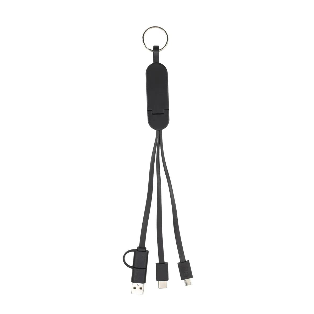 Phone Charging Cable 5-in-1 with Stand Acrylic - 9.4 x 0.8 in - product view 6