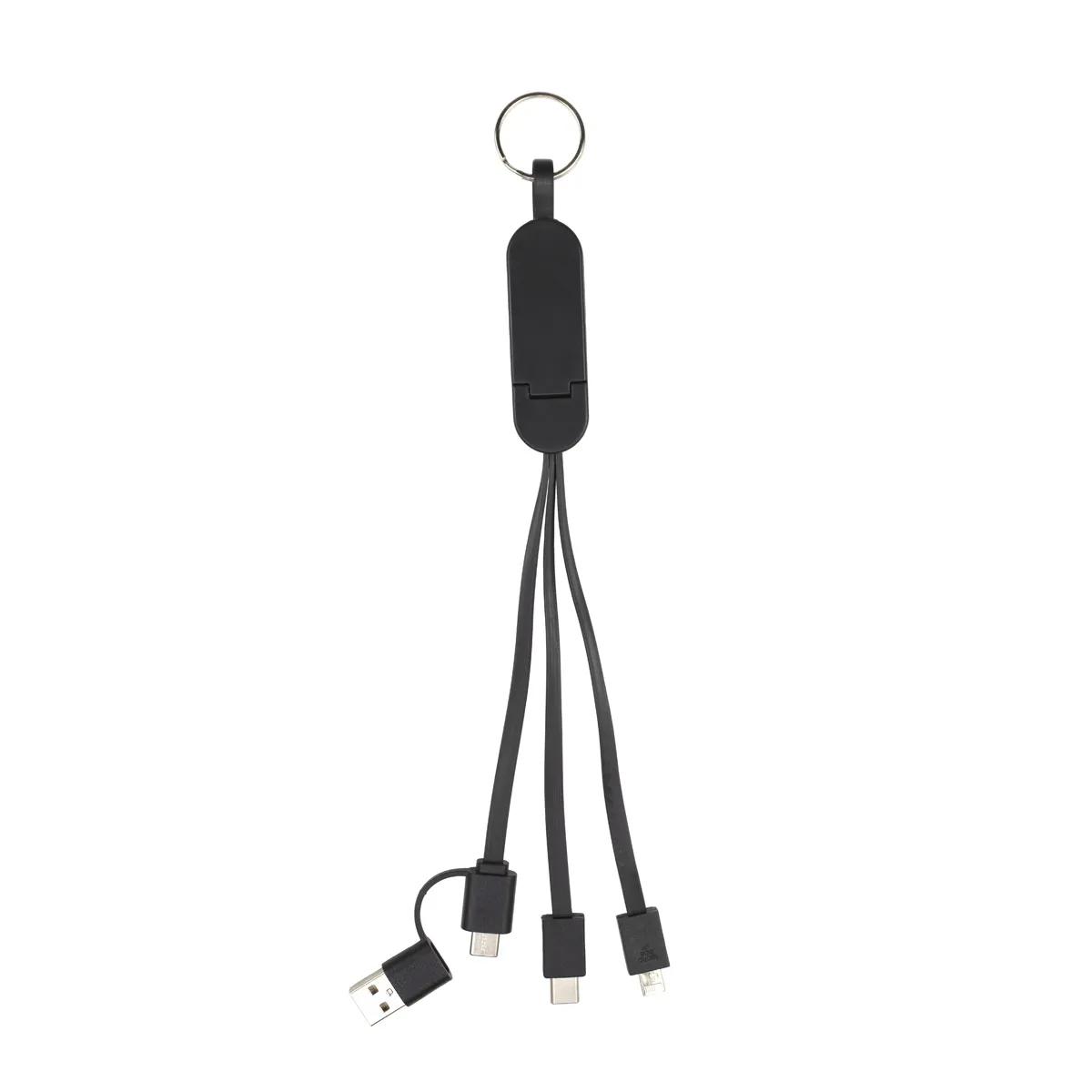 Phone Charging Cable 5-in-1 with Stand Acrylic - 9.4 x 0.8 in - product view 8