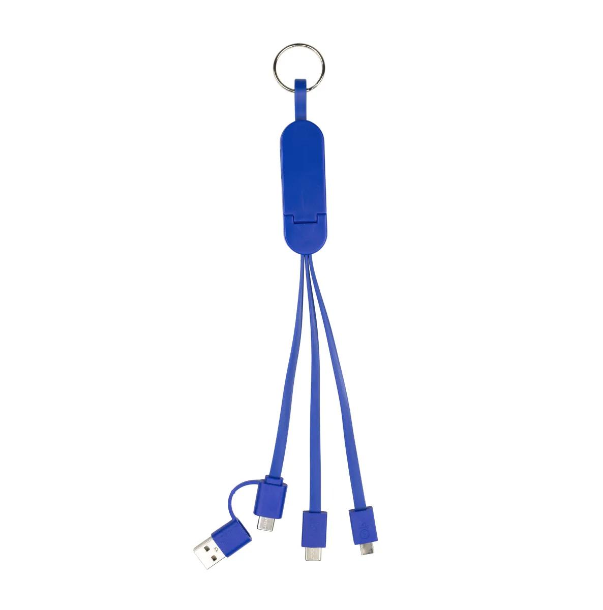 Phone Charging Cable 5-in-1 with Stand Acrylic - 9.4 x 0.8 in - product view 13