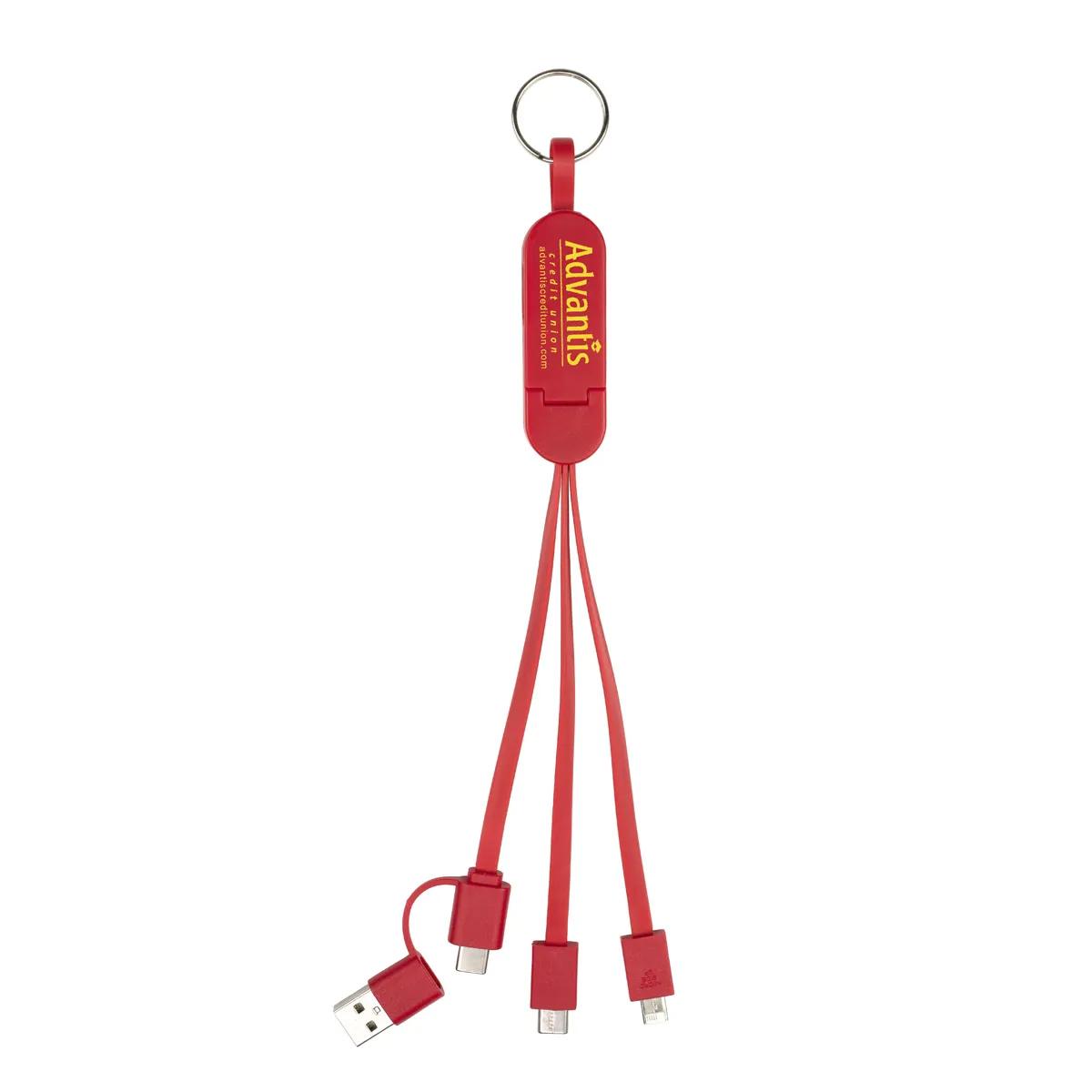 Phone Charging Cable 5-in-1 with Stand Acrylic - 9.4 x 0.8 in - product view 21