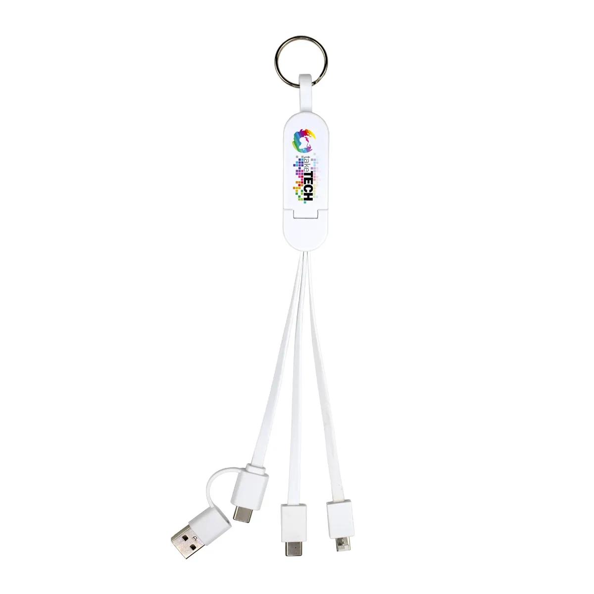Phone Charging Cable 5-in-1 with Stand Acrylic - 9.4 x 0.8 in - product view 28