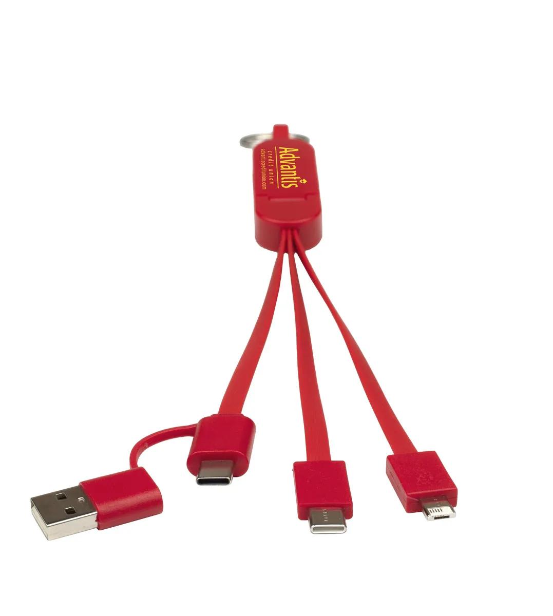 Phone Charging Cable 5-in-1 with Stand Acrylic - 9.4 x 0.8 in - product view 40