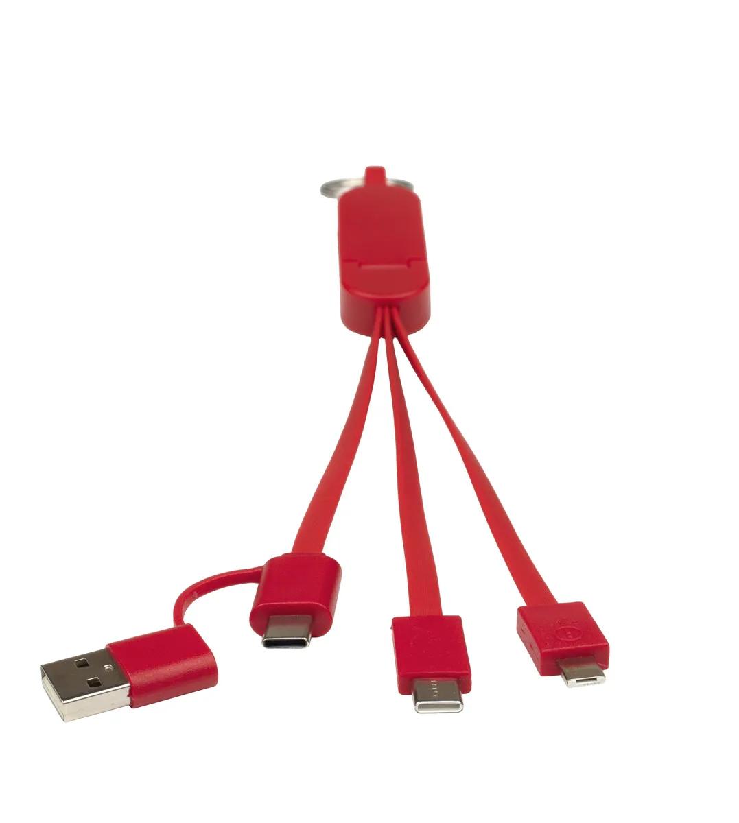 Phone Charging Cable 5-in-1 with Stand Acrylic - 9.4 x 0.8 in - product view 41