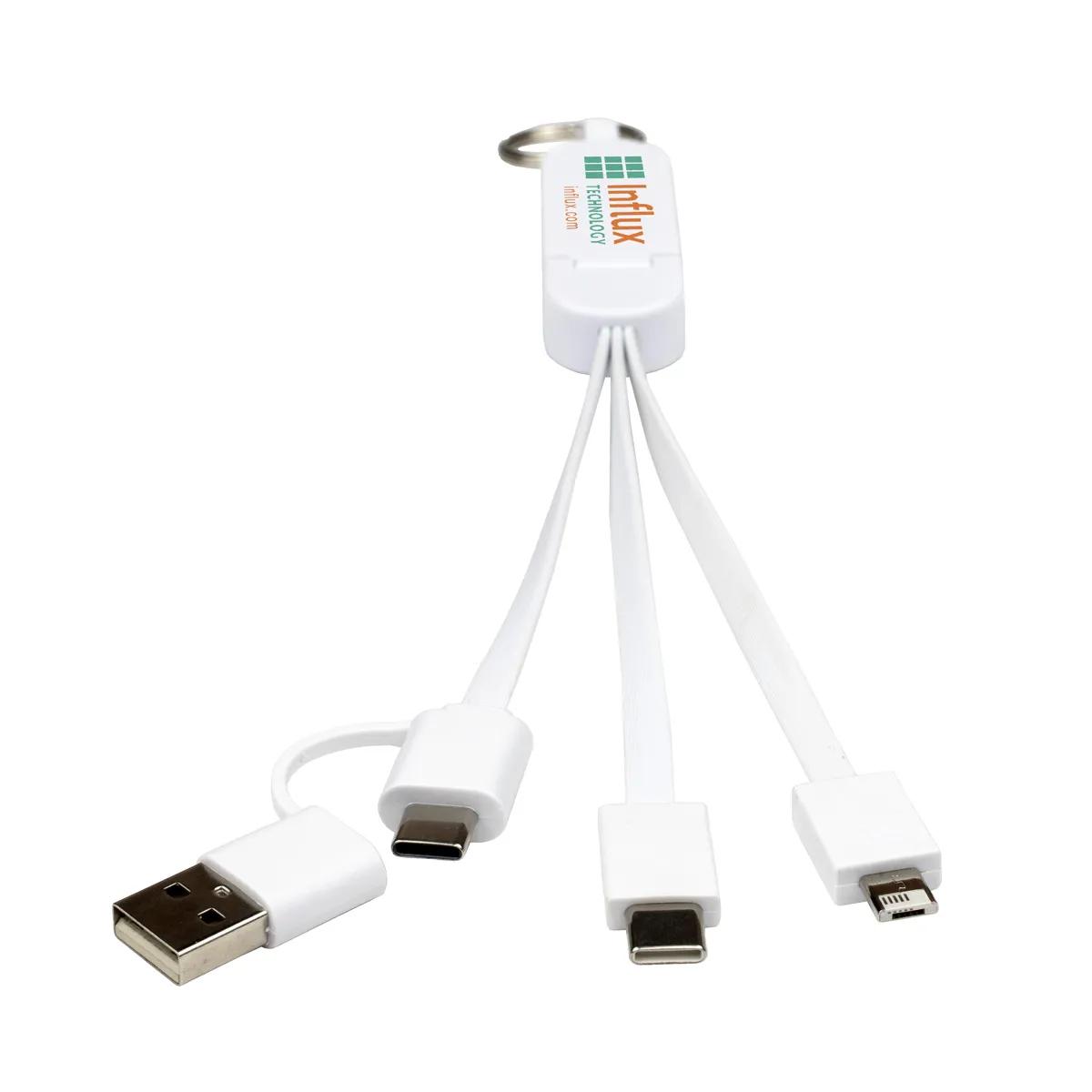 Phone Charging Cable 5-in-1 with Stand Acrylic - 9.4 x 0.8 in - product view 44