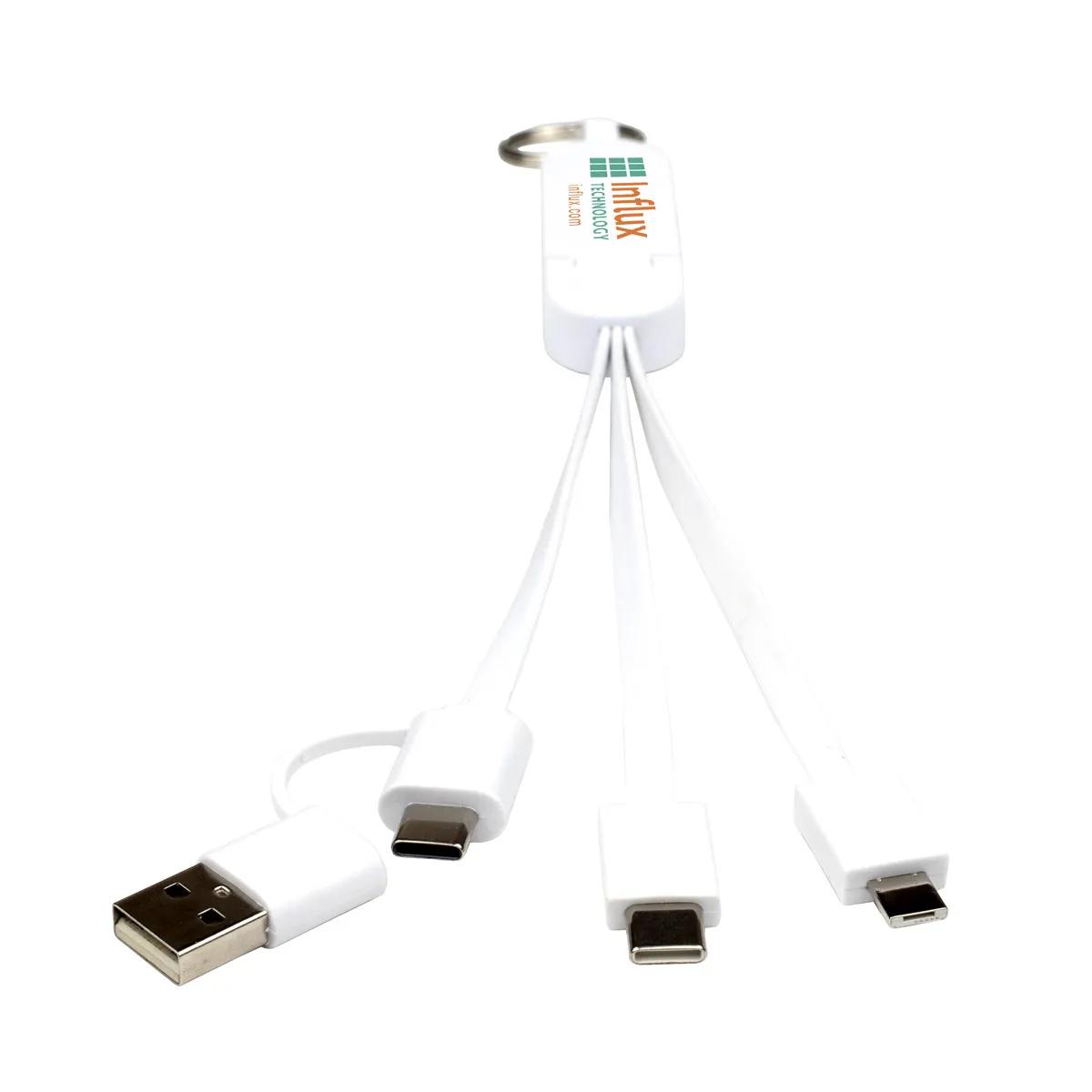 Phone Charging Cable 5-in-1 with Stand Acrylic - 9.4 x 0.8 in - product view 46