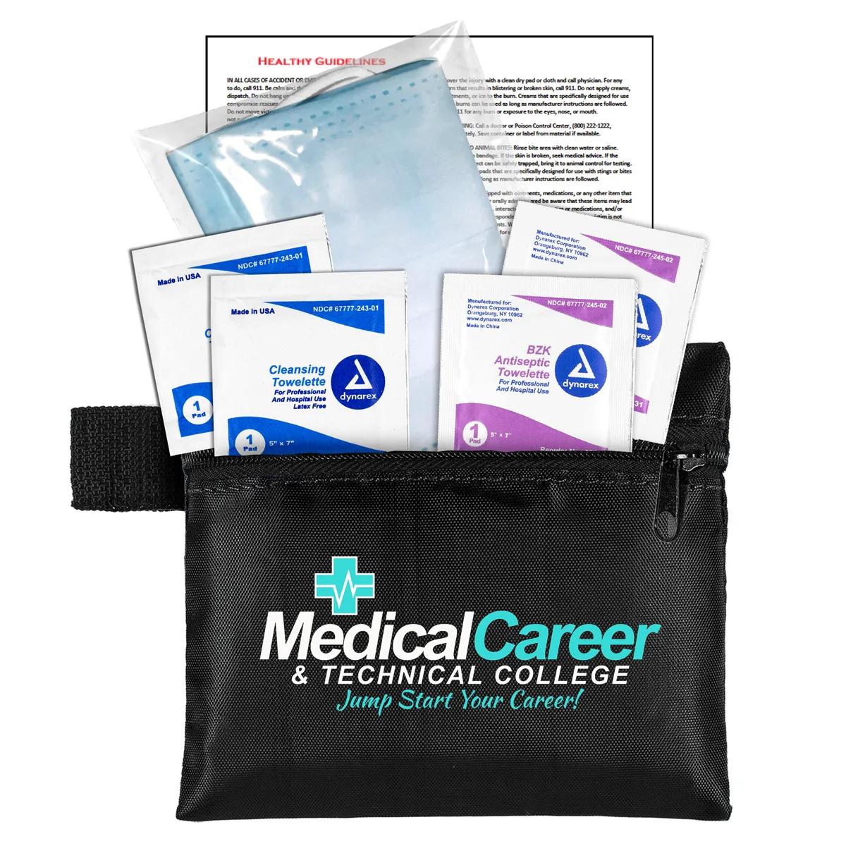 First Aid Kit 5 Piece Antiseptic Polyester Pouch - 5 x 4.3 in - product view 12