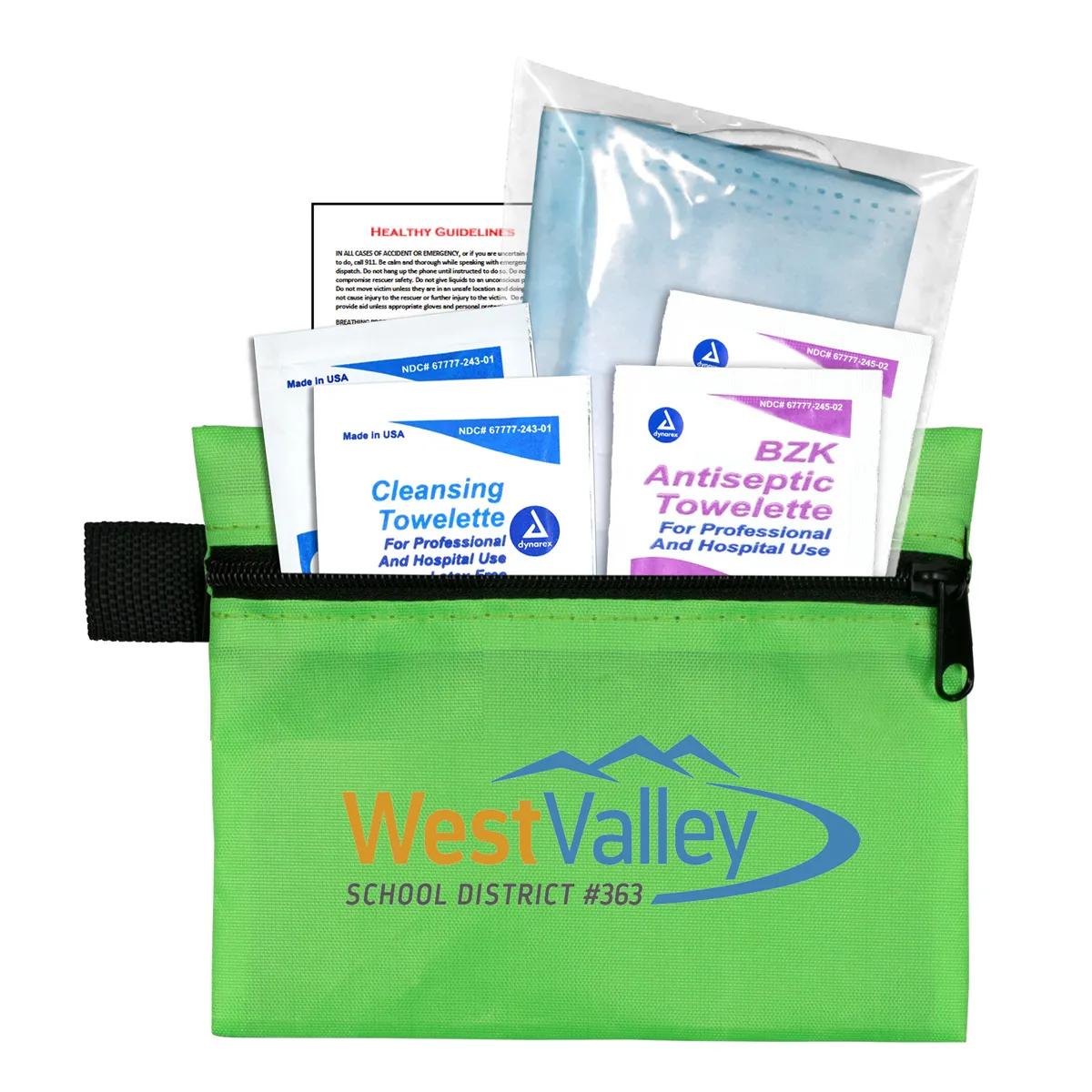 First Aid Kit 5 Piece Antiseptic Polyester Pouch - 5 x 4.3 in - product view 14