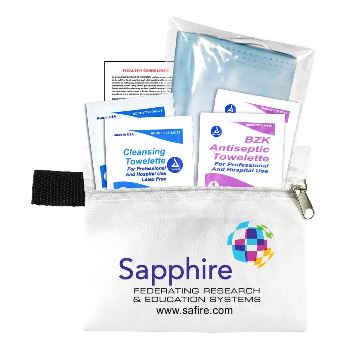 First Aid Kit 5 Piece Antiseptic Polyester Pouch - 5 x 4.3 in - product view 17