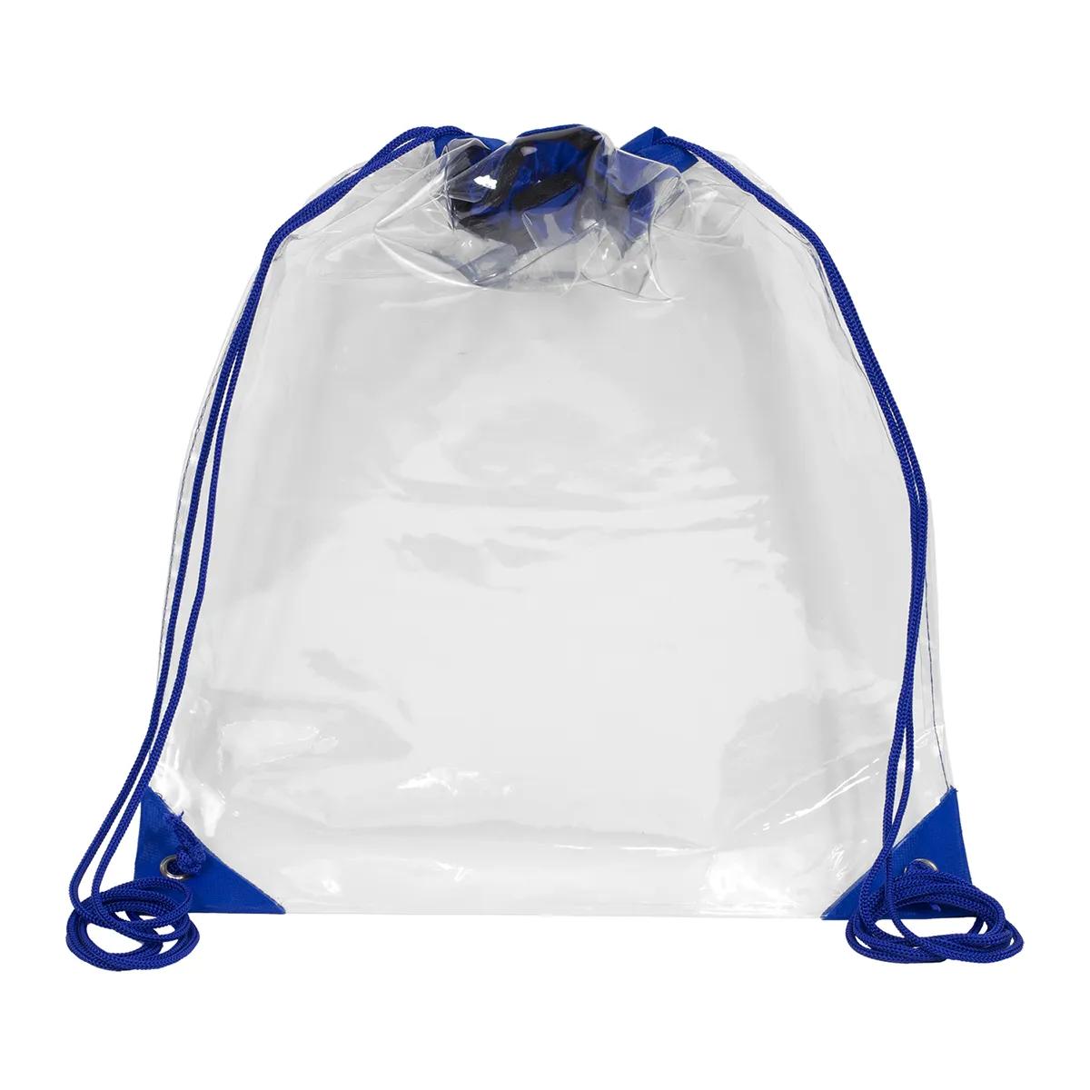 Clear Drawstring Backpack Stadium Compliant PVC - 13 x 16 in - product view 17