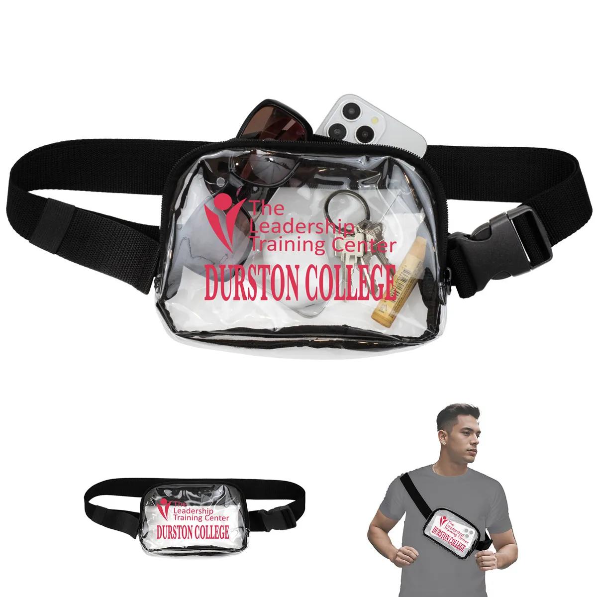 Clear Belt Bag Stadium Compliant Cross-Body TPU - 8 x 5.5 in