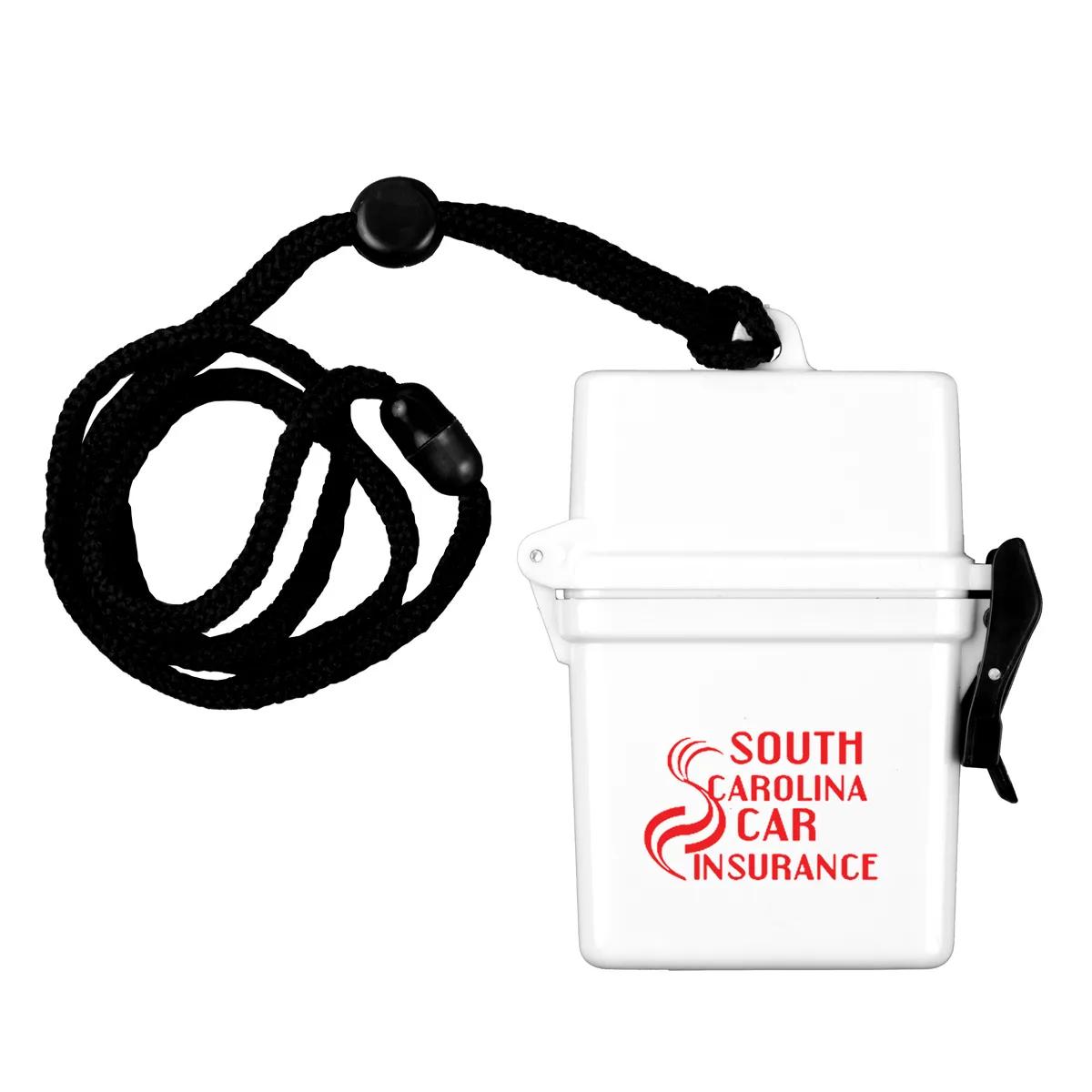 First Aid Kit Waterproof Container 9 Piece - 3.1 x 4.1 in - product view 12