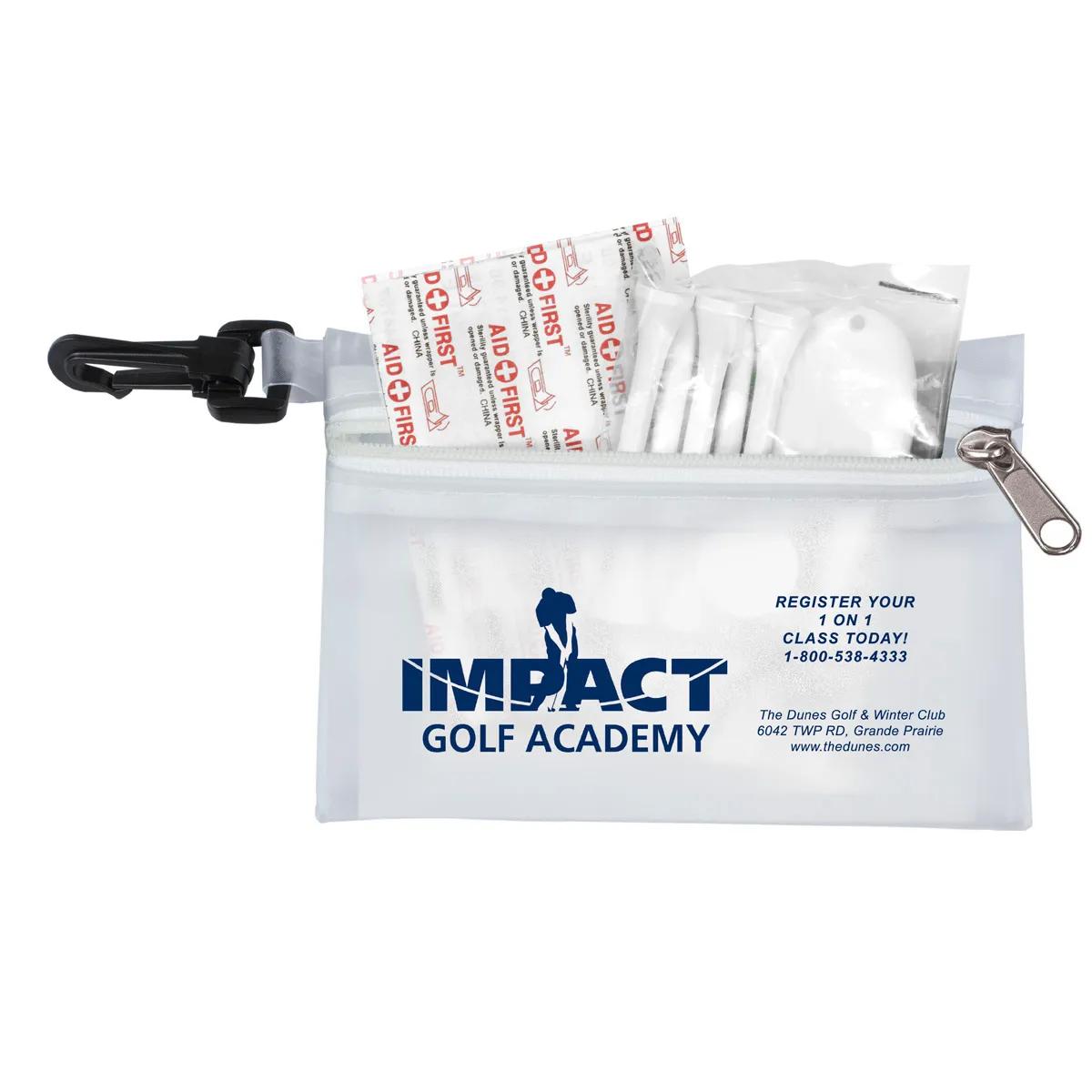 Golf Kit 12 Piece with Divot Tool Tees Markers - 4.9 x 3.5 in - product view 3