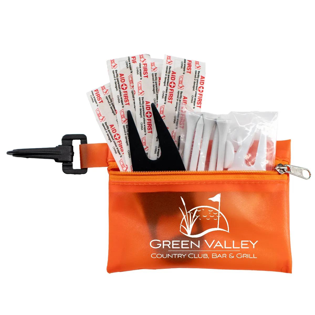 Golf Kit 13 Piece with Metal Divot Tool Opener - 4.9 x 3.5 in - product view 5