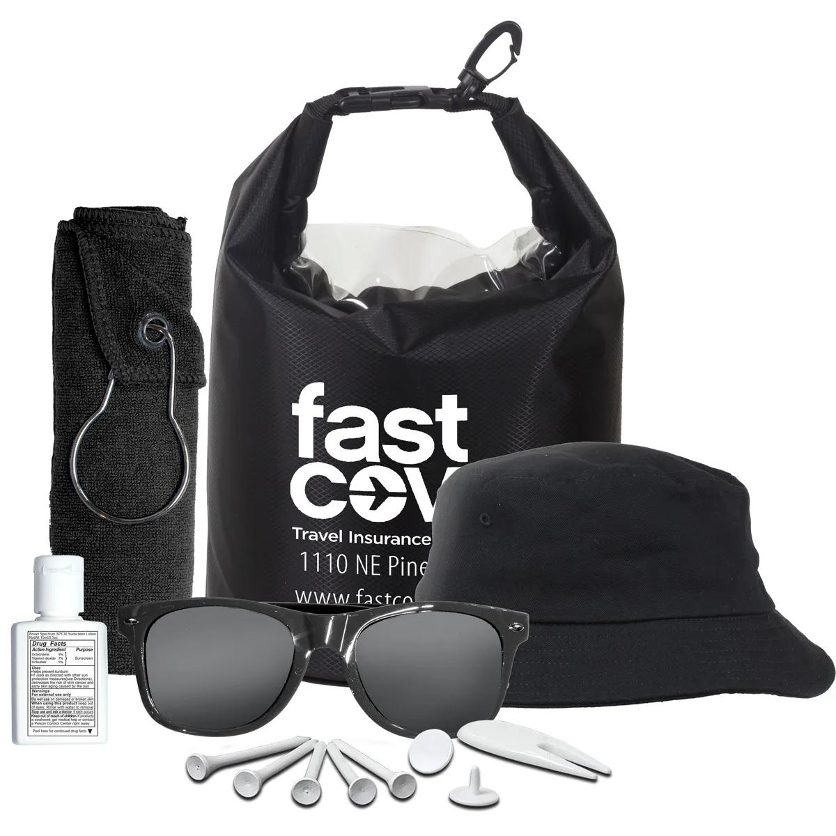 Golf Kit Deluxe 13 Piece Microfiber Dry Bag - 10.8 x 13.6 in - product view 2