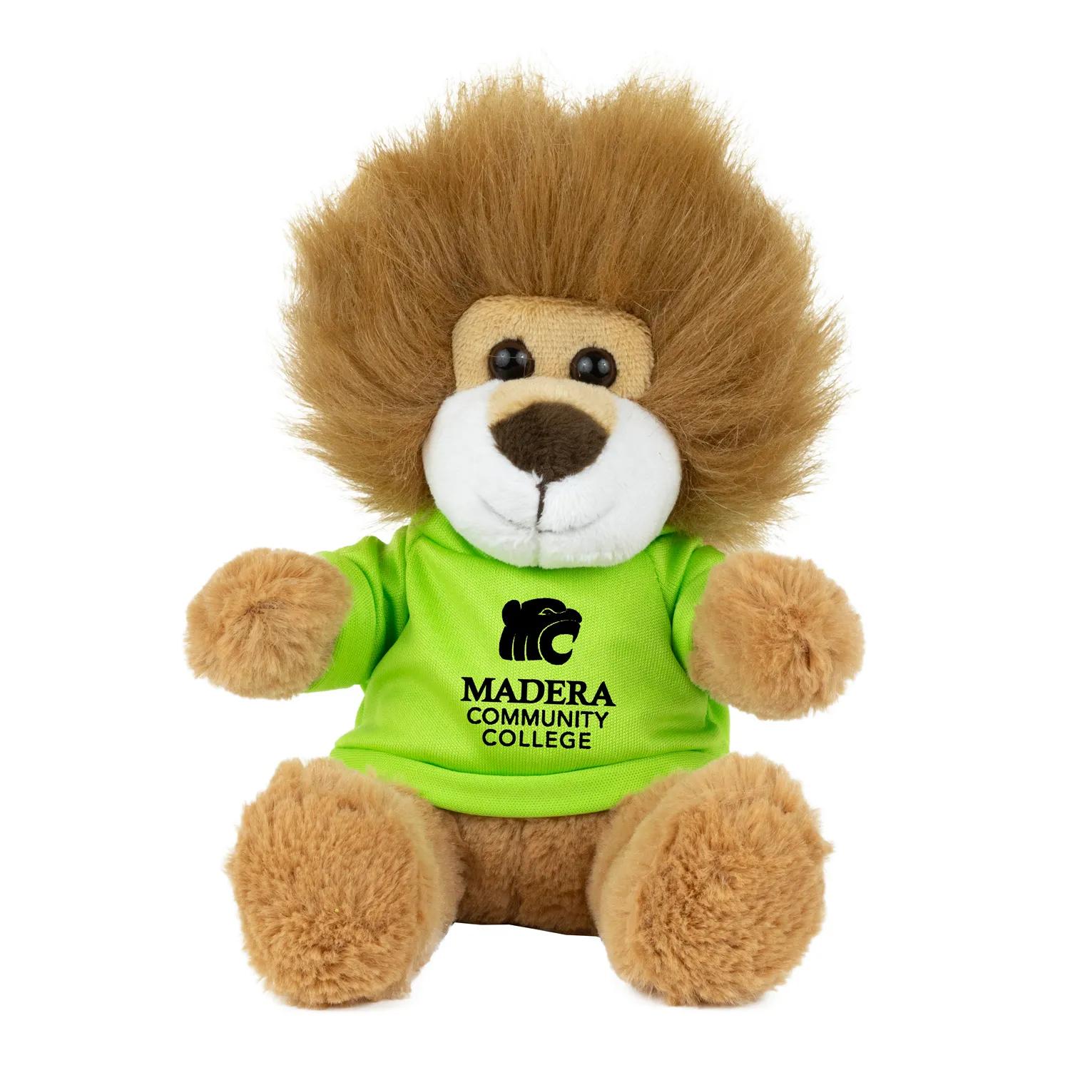 Plush Lion Teddy 6 Inch Polyester with Furry Tail - product view 10