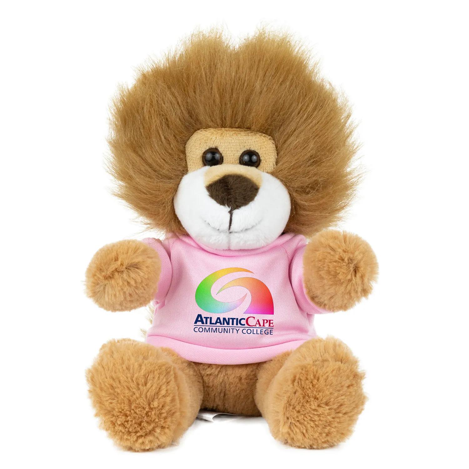 Plush Lion Teddy 6 Inch Polyester with Furry Tail - product view 13