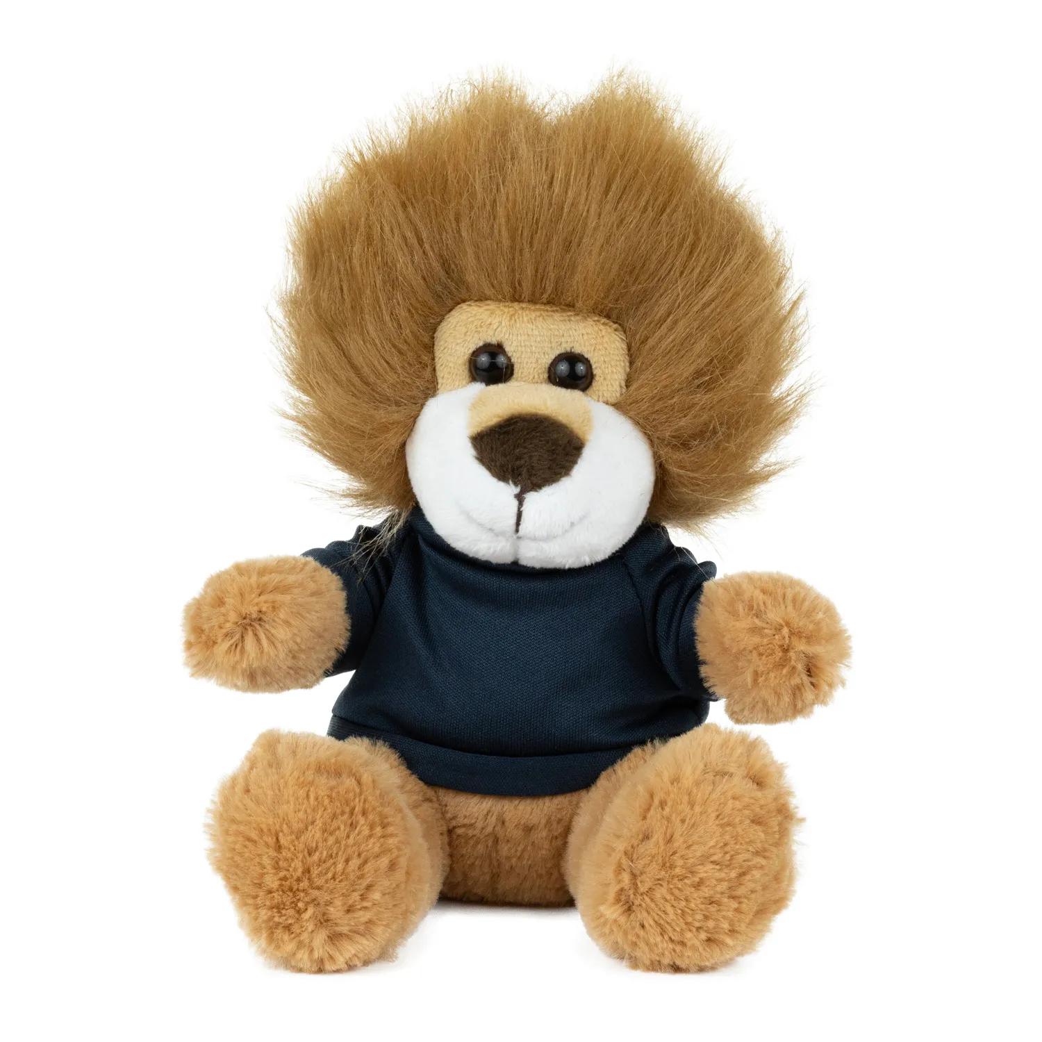 Plush Lion Teddy 6 Inch Polyester with Furry Tail - product view 18