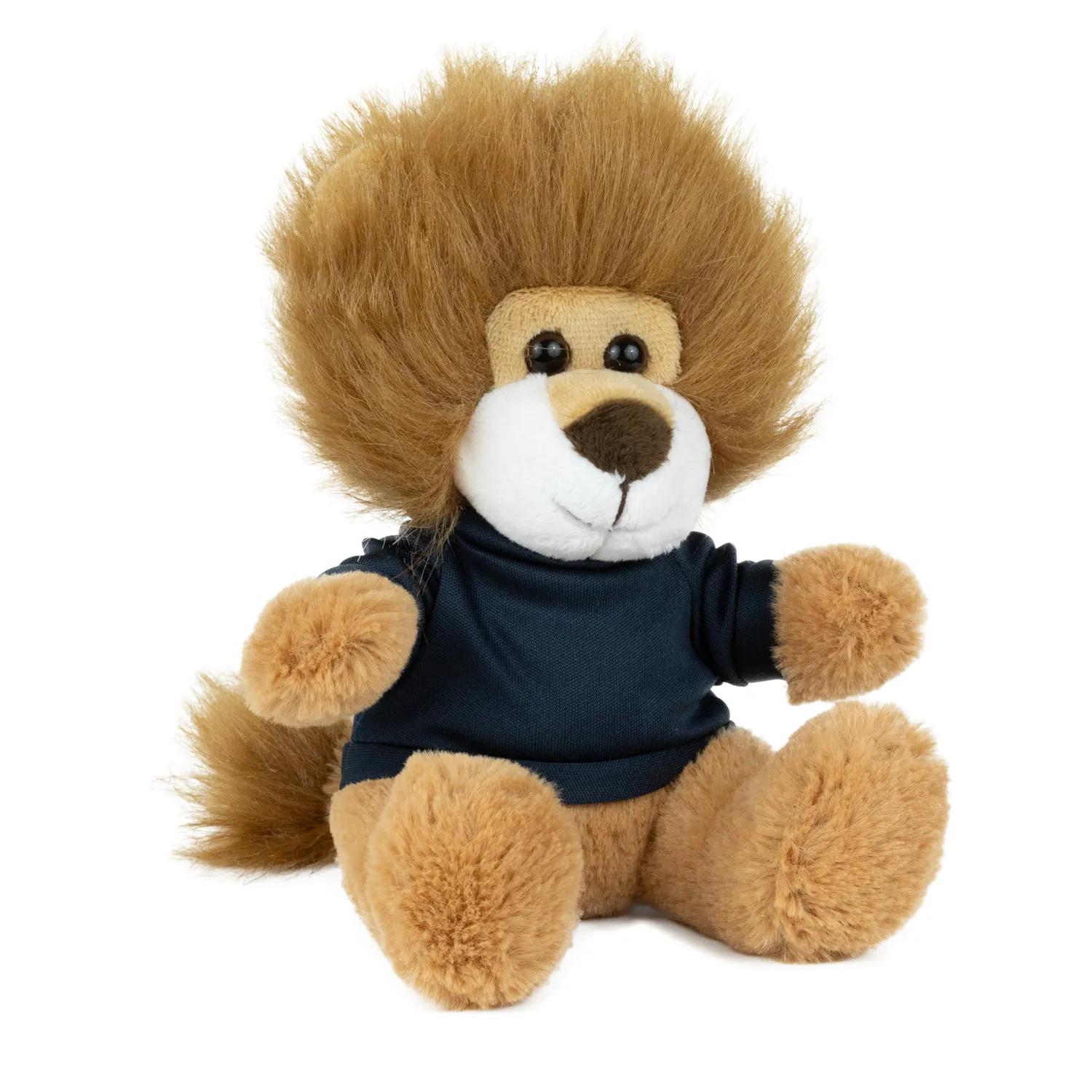 Plush Lion Teddy 6 Inch Polyester with Furry Tail - product view 19