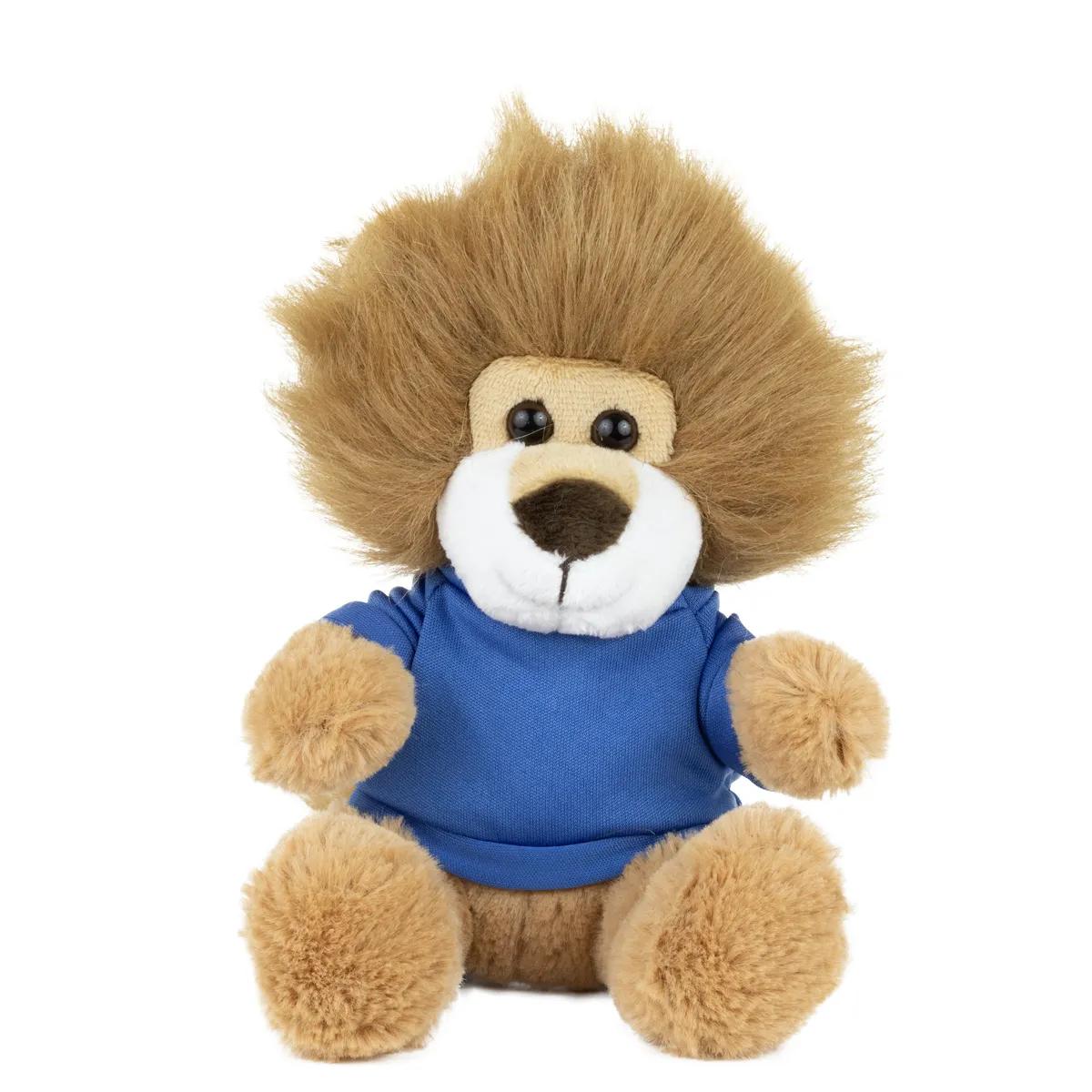 Plush Lion Teddy 6 Inch Polyester with Furry Tail - product view 20