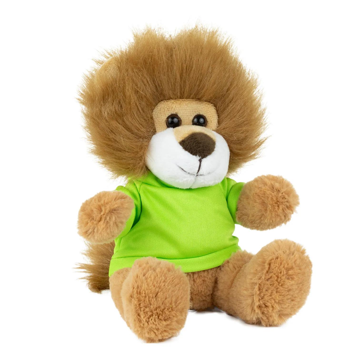 Plush Lion Teddy 6 Inch Polyester with Furry Tail - product view 23
