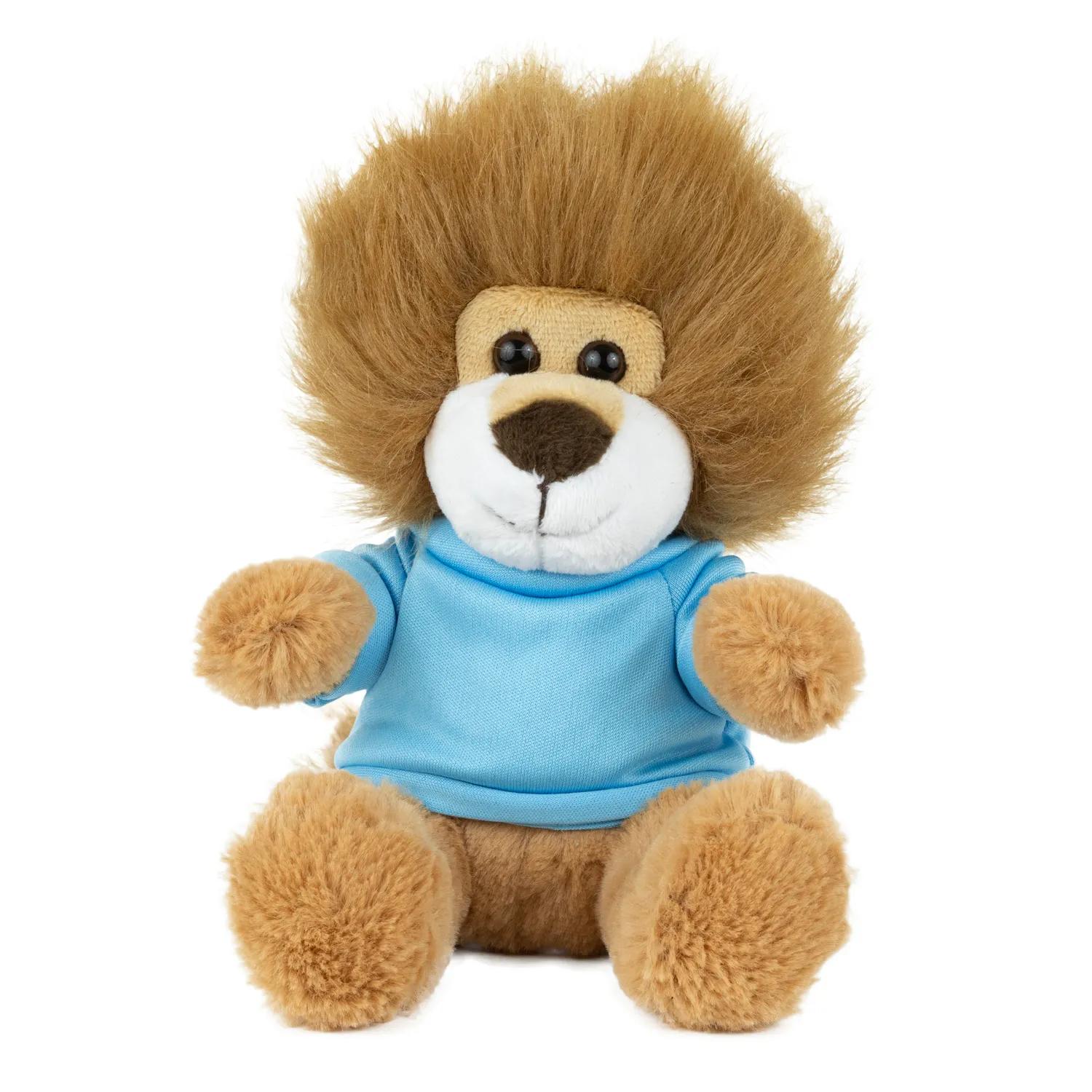 Plush Lion Teddy 6 Inch Polyester with Furry Tail - product view 24