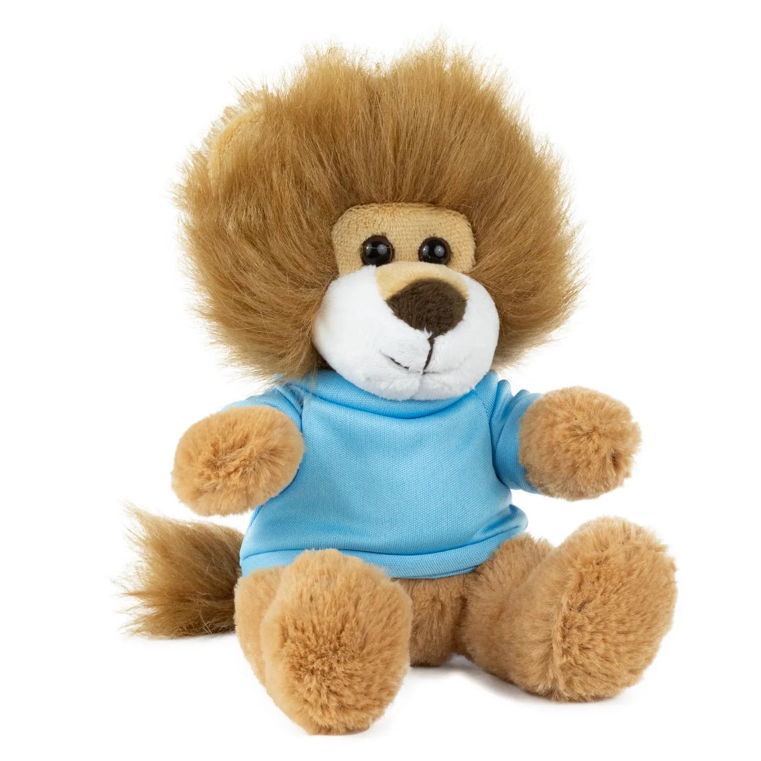 Plush Lion Teddy 6 Inch Polyester with Furry Tail - product view 25