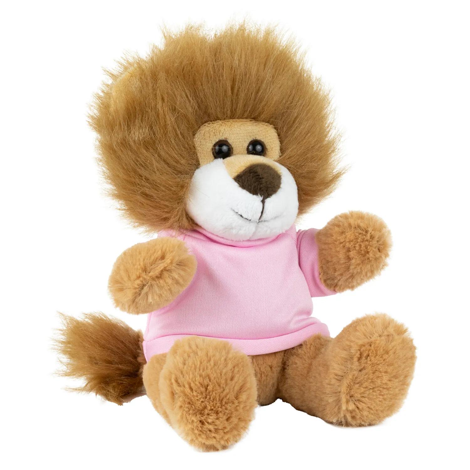 Plush Lion Teddy 6 Inch Polyester with Furry Tail - product view 26