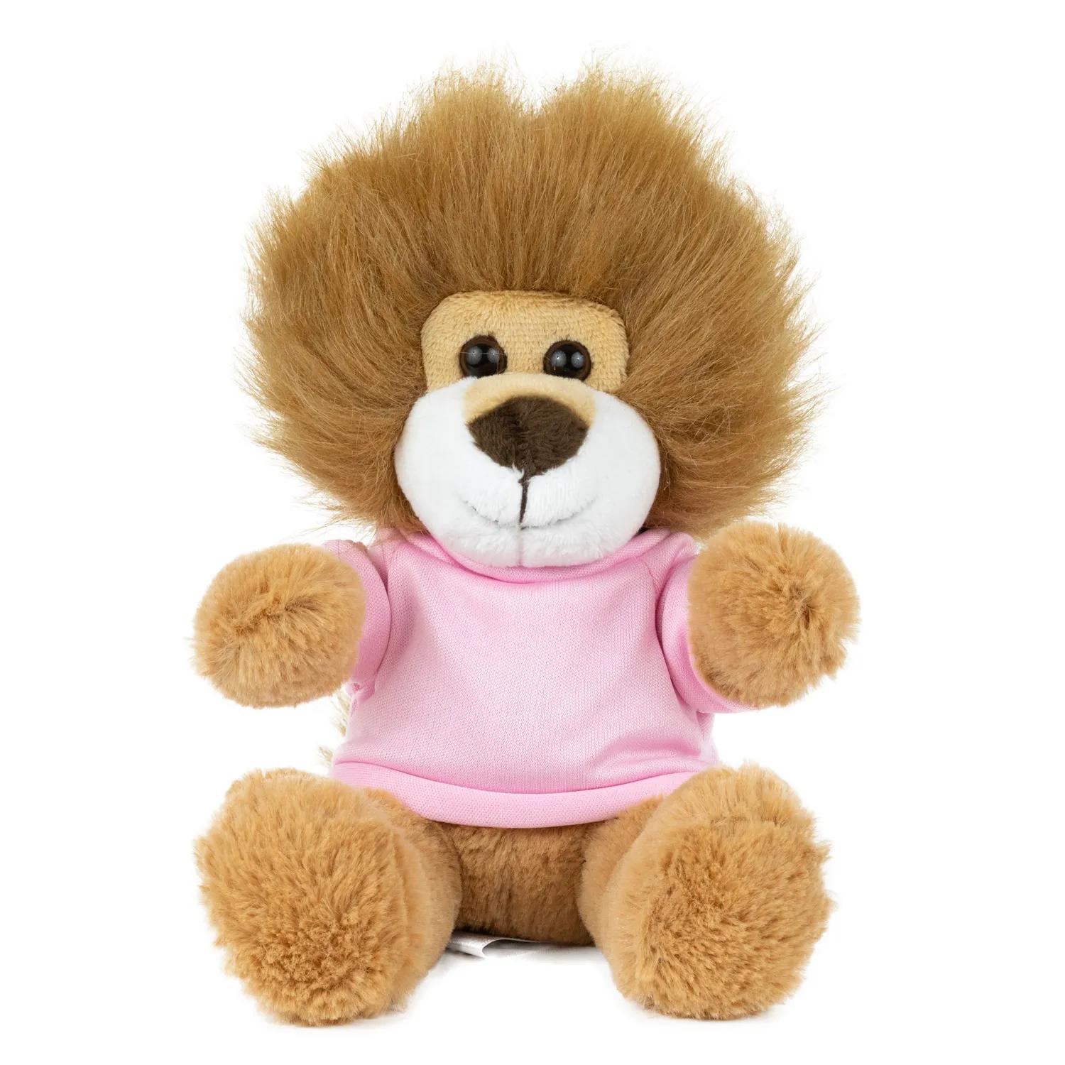 Plush Lion Teddy 6 Inch Polyester with Furry Tail - product view 27