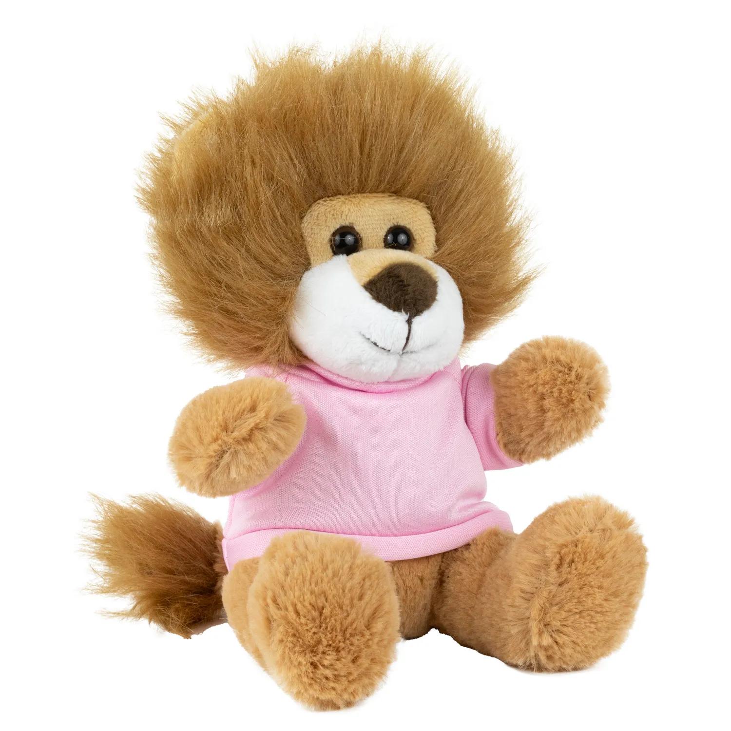 Plush Lion Teddy 6 Inch Polyester with Furry Tail - product view 28